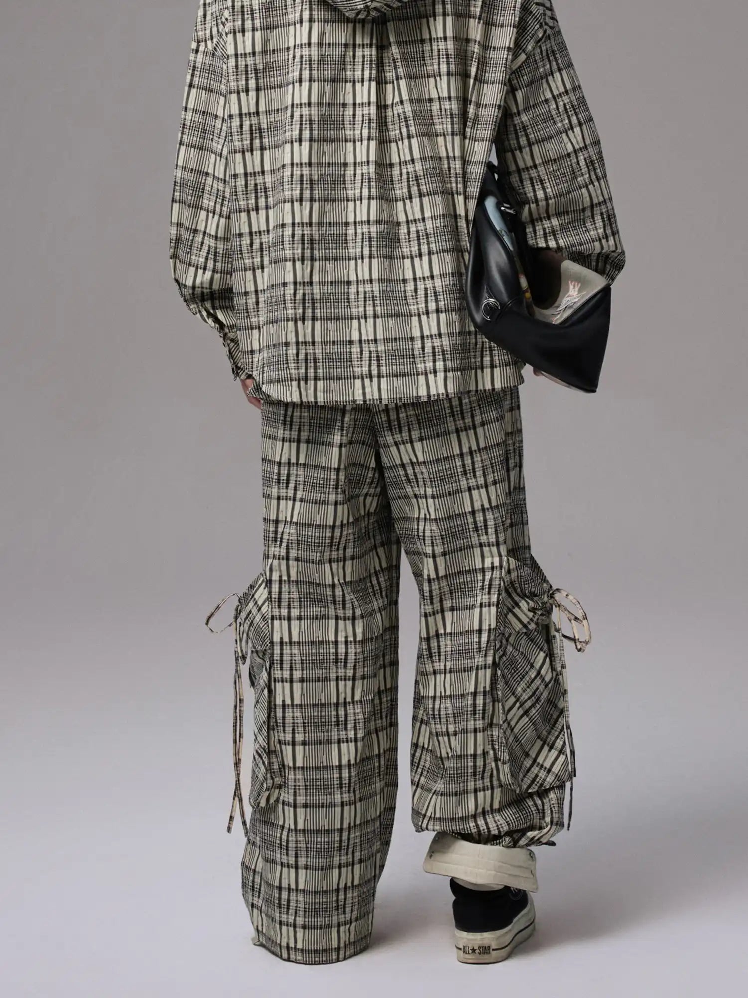 1Jinn Studio Vintage Plaid Baggy Pants | Canton Collective