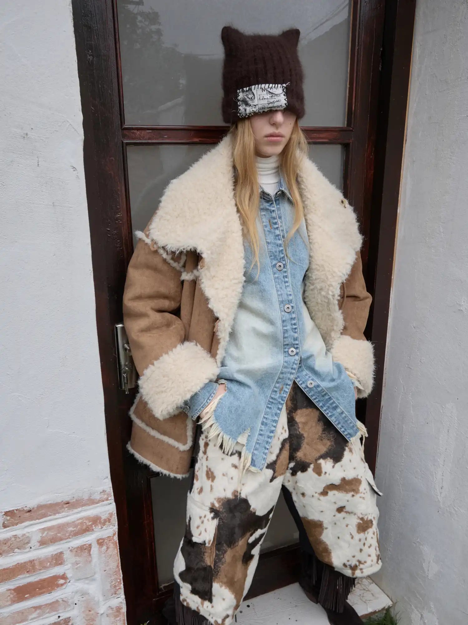 1Jinn Studio Vintage Shearling Toggle Coat | Canton Collective