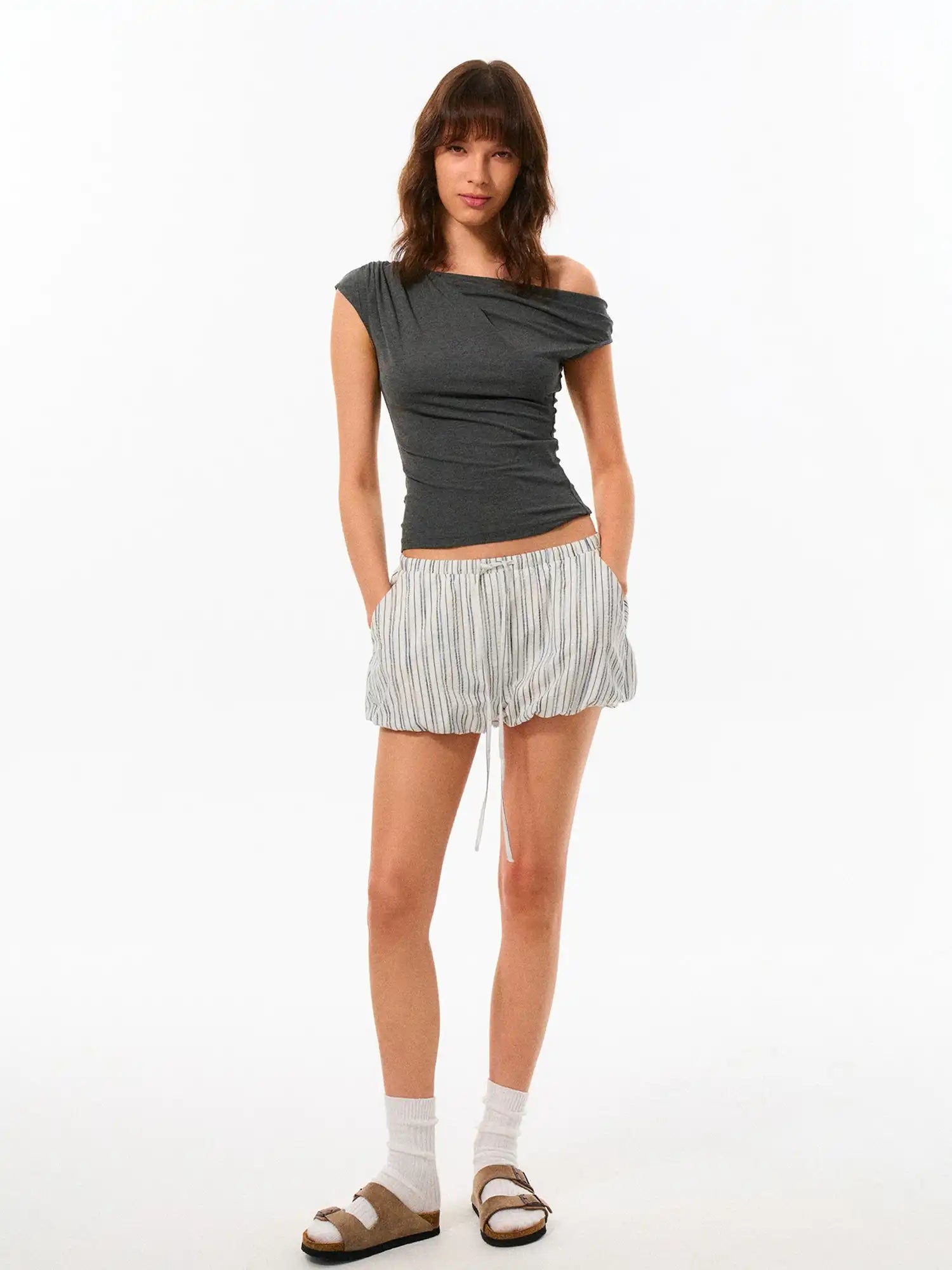 FirstFloor Vintage Striped Bubble Shorts | Canton Collective