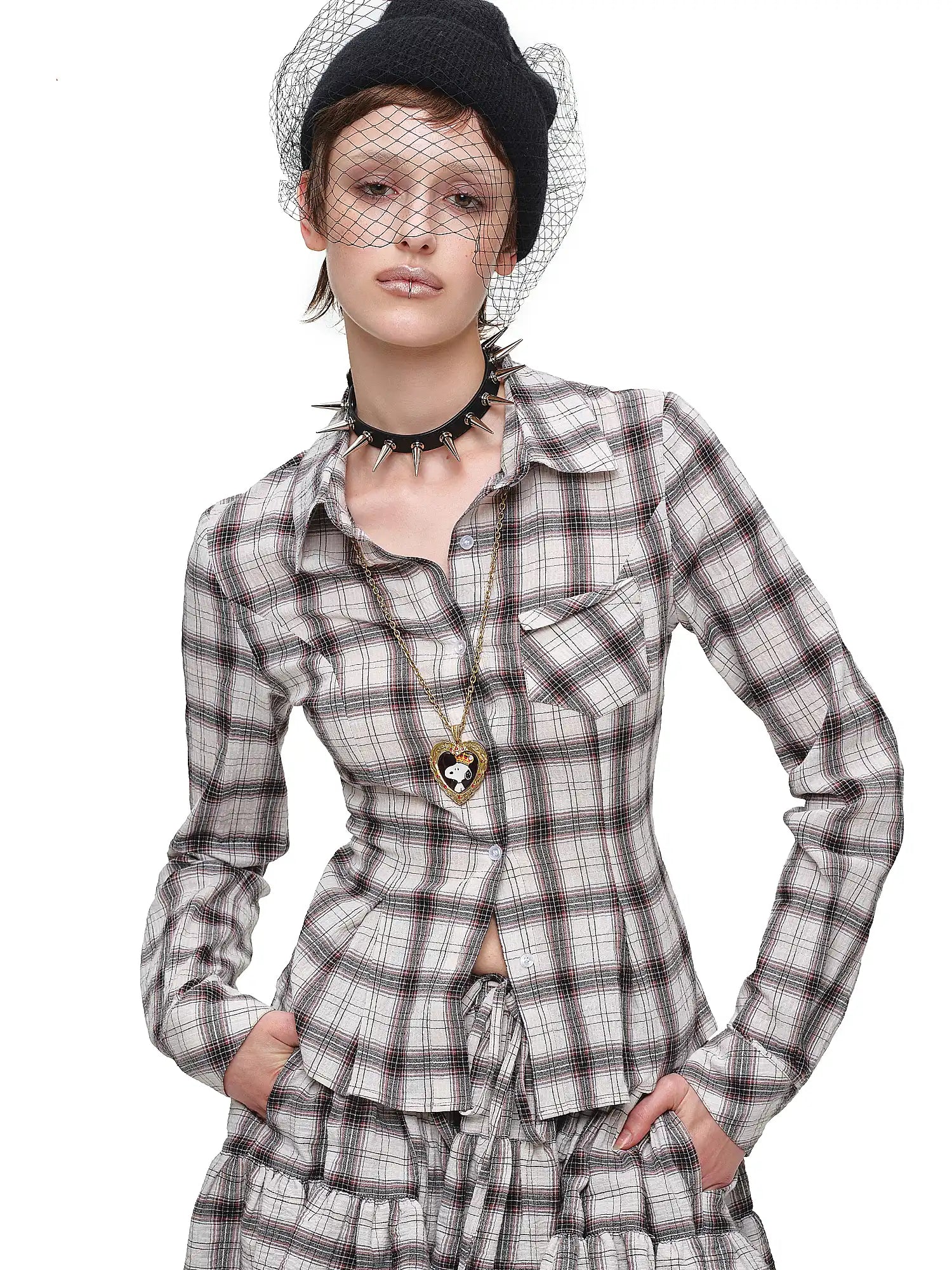 1Jinn Studio Vintage Tailored Plaid Button Up Shirt | Canton Collective