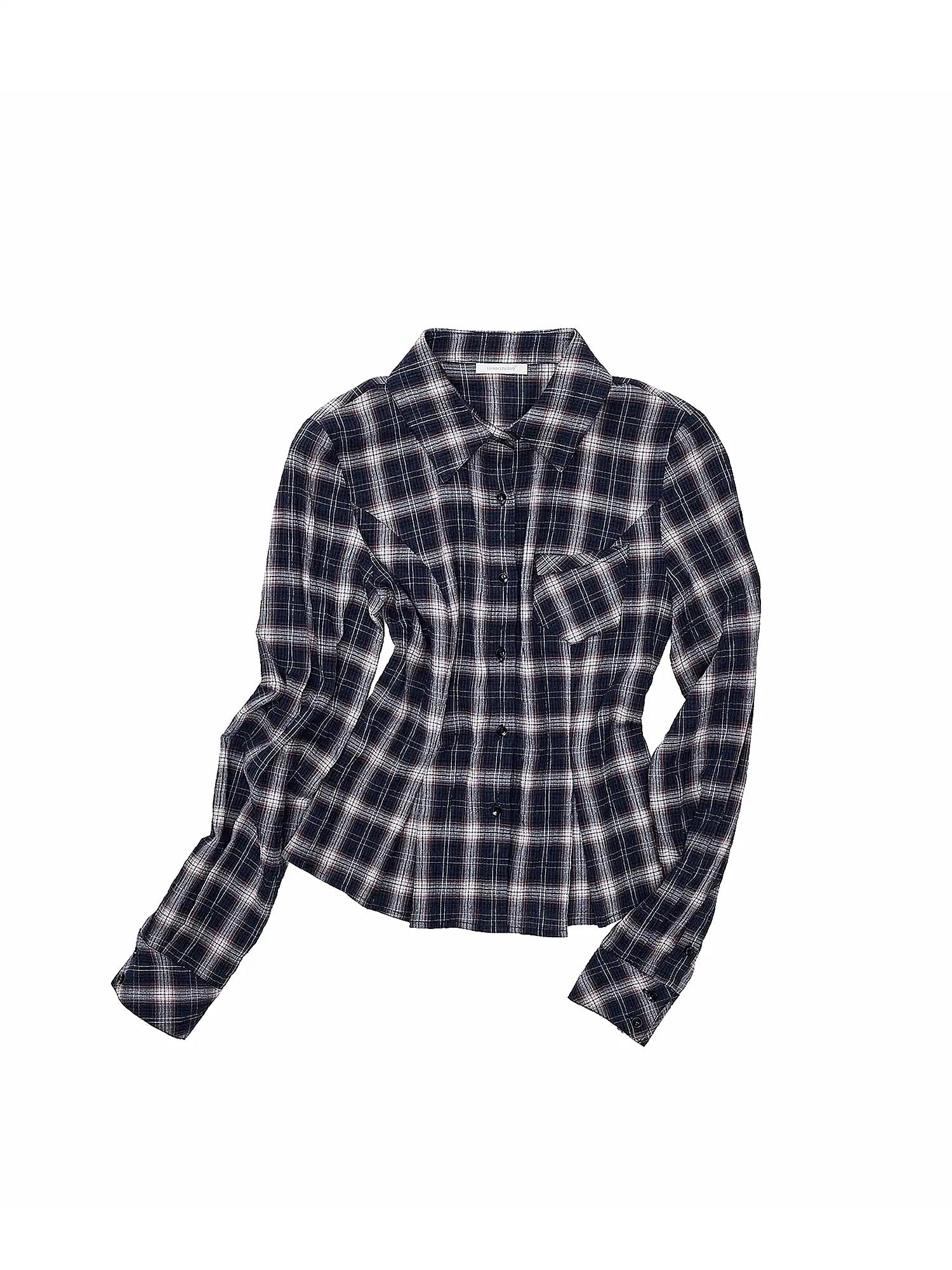 1Jinn Studio Vintage Tailored Plaid Button Up Shirt | Canton Collective
