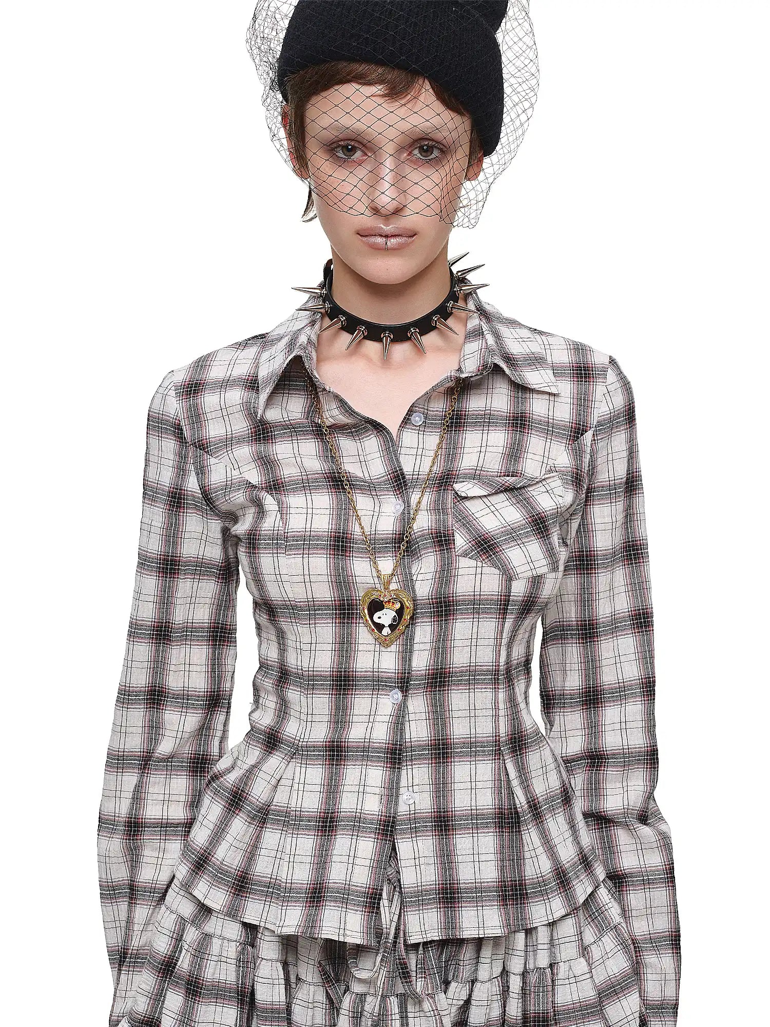 1Jinn Studio Vintage Tailored Plaid Button Up Shirt | Canton Collective