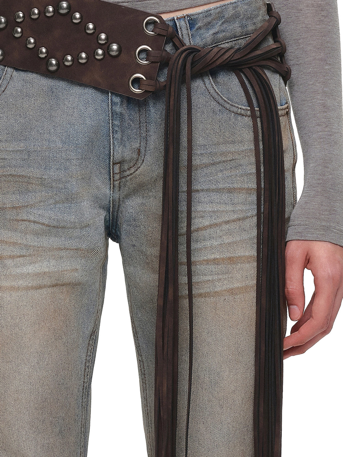 1Jinn Studio Vintage Y2K Dirty Wash Flare Jeans | Canton Collective