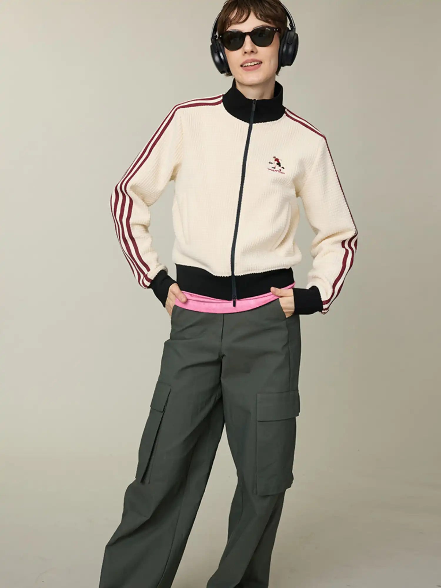 UMAMIISM Waffle Knit Track Jacket | Canton Collective