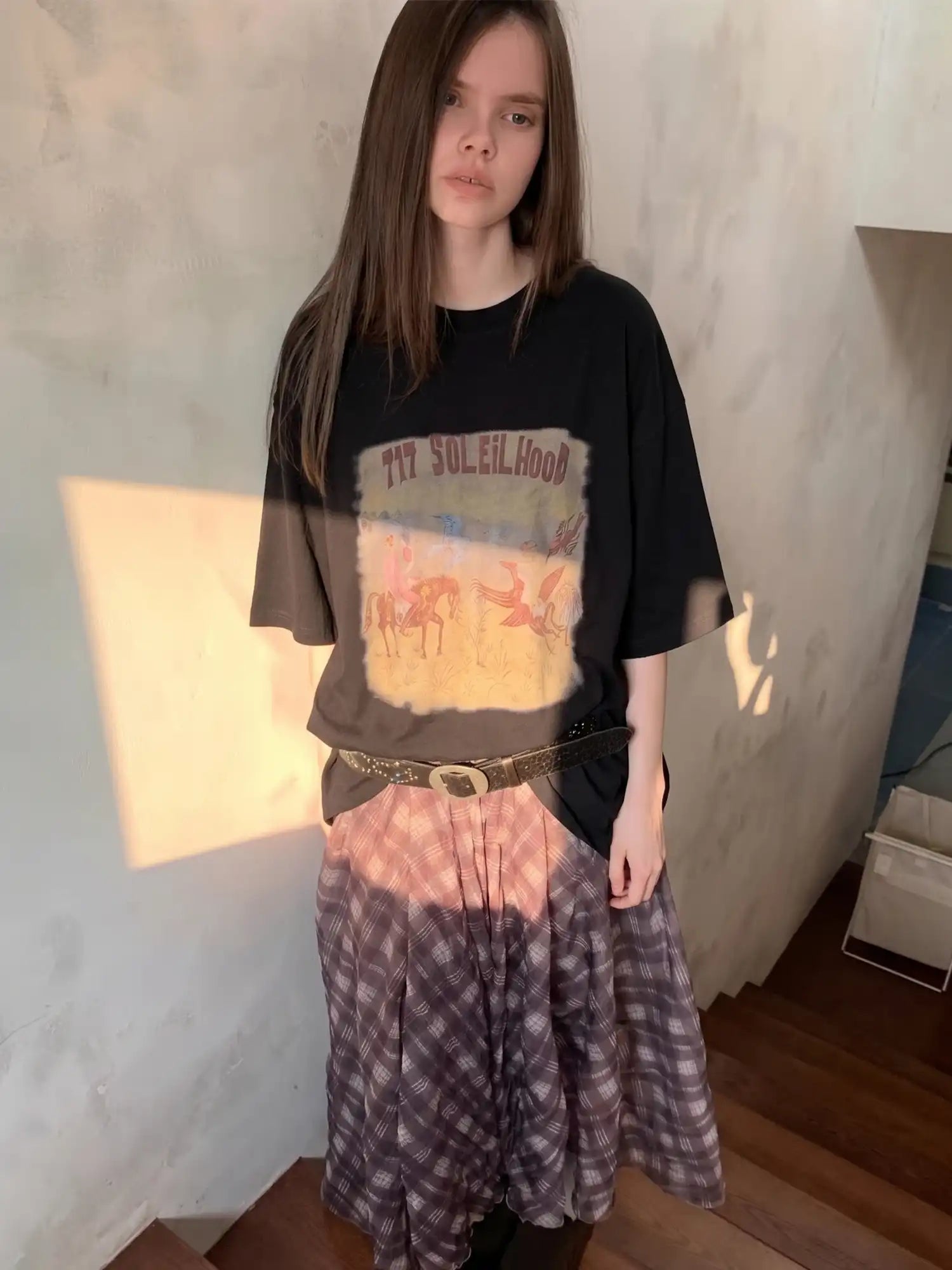 CantonCollective Design Western Graphic Oversized Cotton T-Shirt | Canton Collective