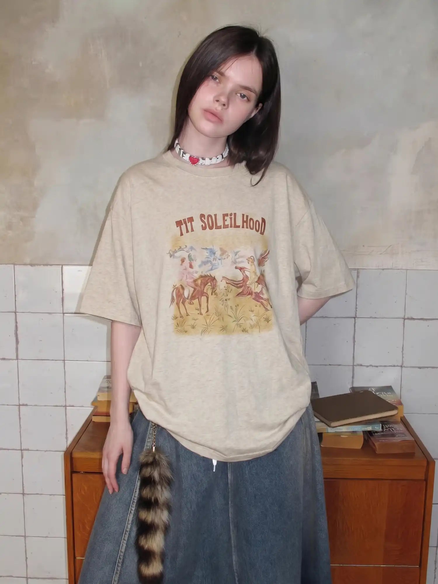 CantonCollective Design Western Graphic Oversized Cotton T-Shirt | Canton Collective