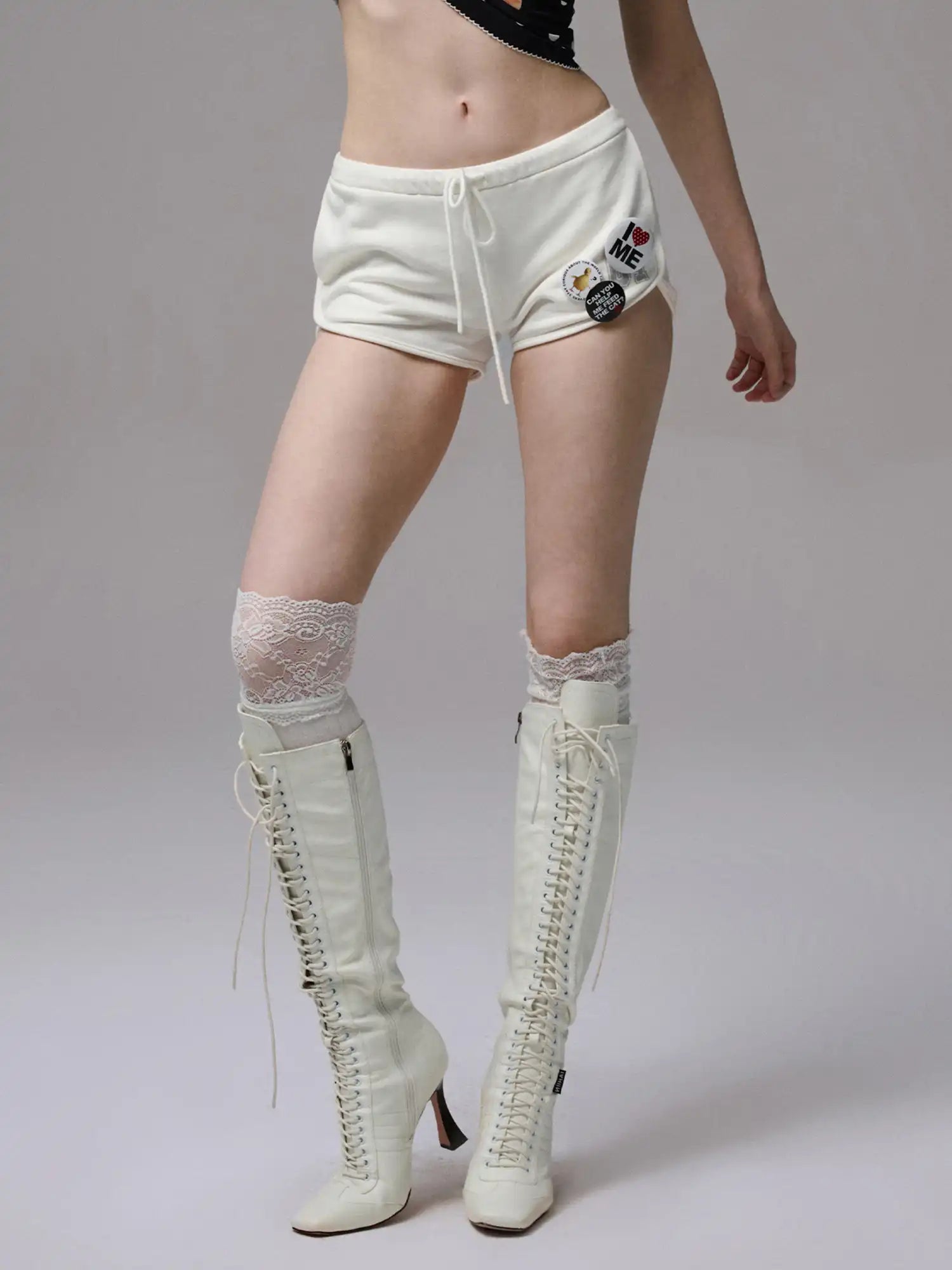 1Jinn Studio Women's Animal Badge Sweatshorts | Canton Collective