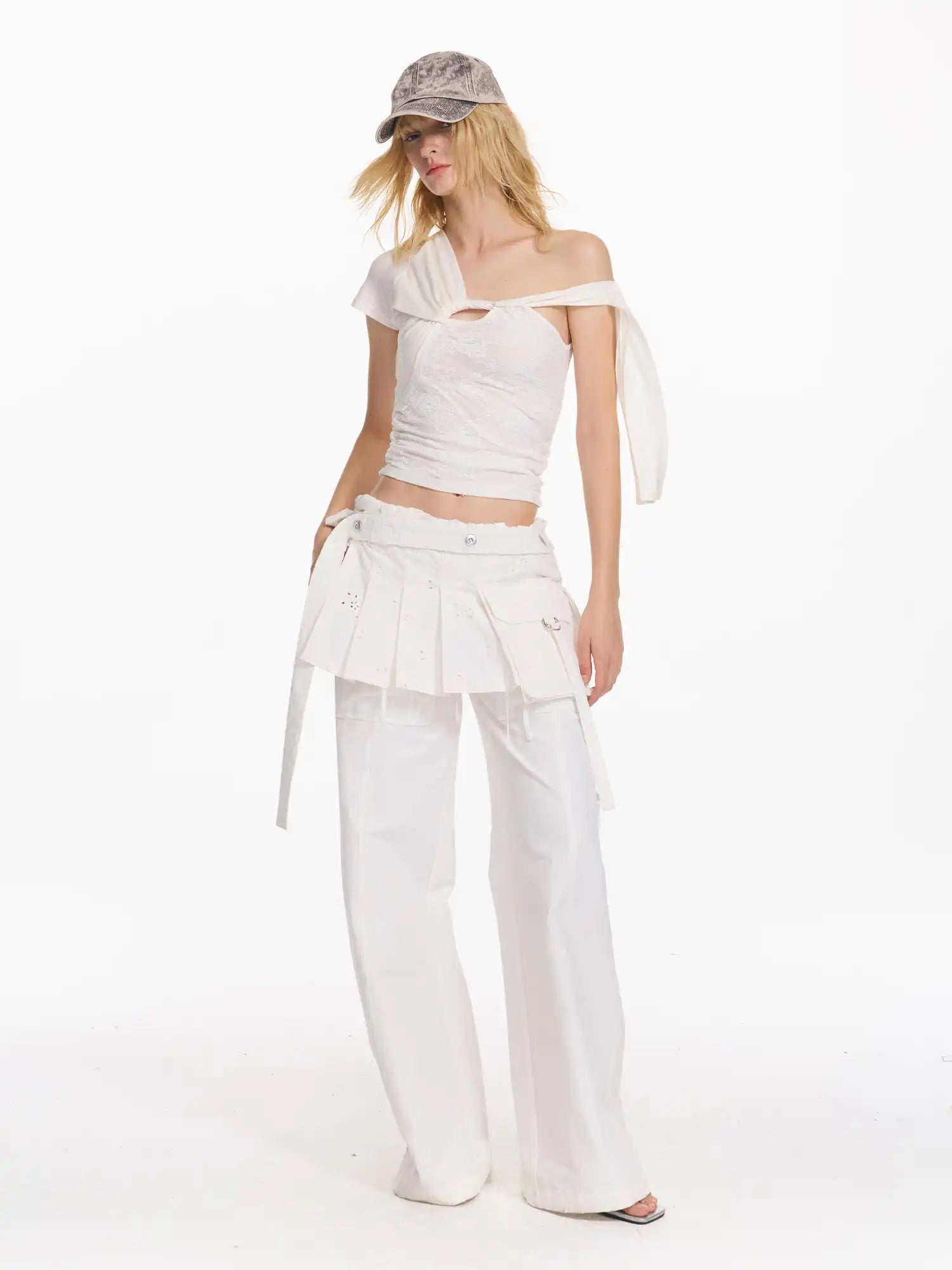 2th Desire Women's Check Pattern Corset Belt | Canton Collective