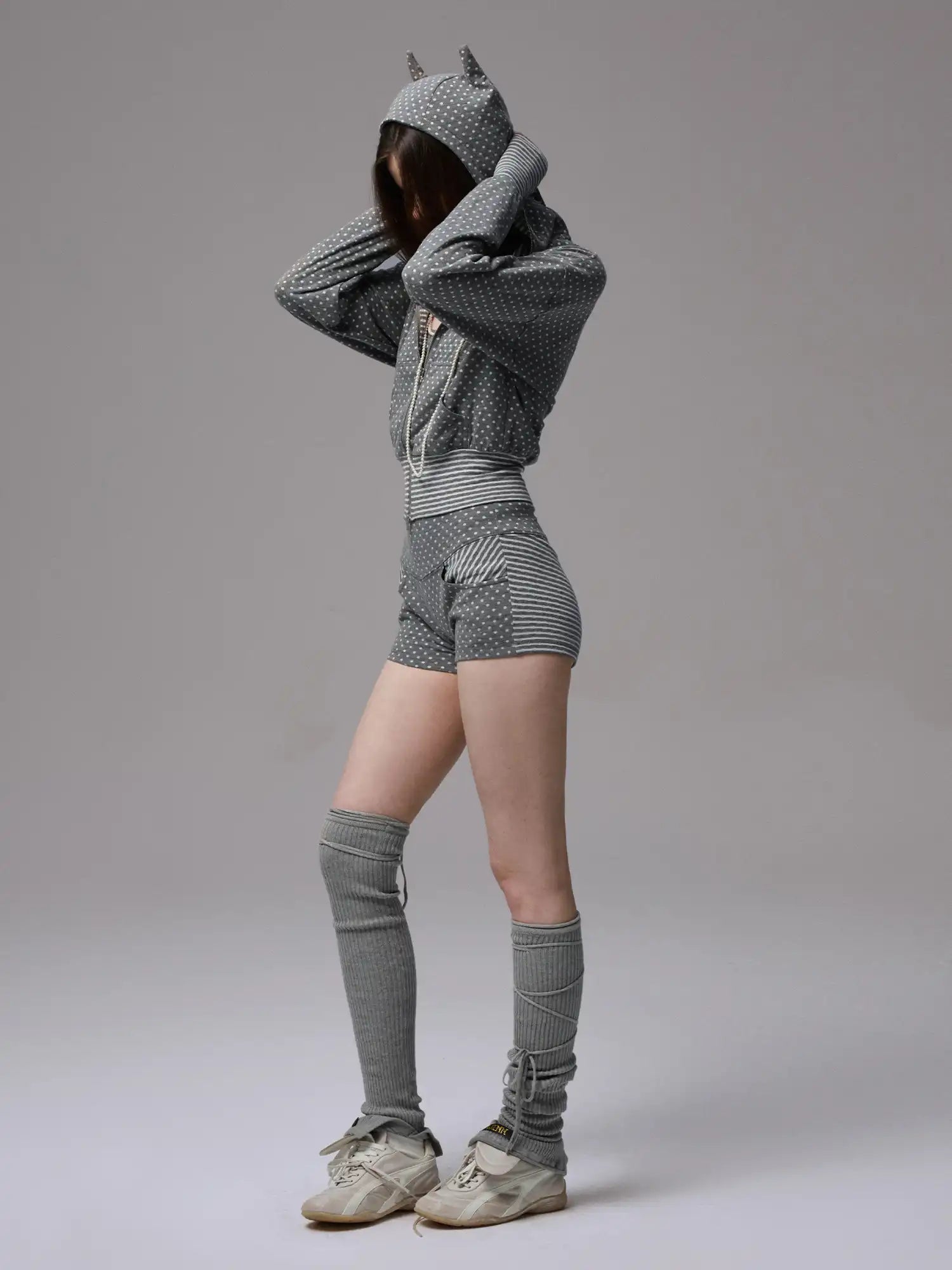 1Jinn Studio Women's Devil Horn Hoodie | Canton Collective