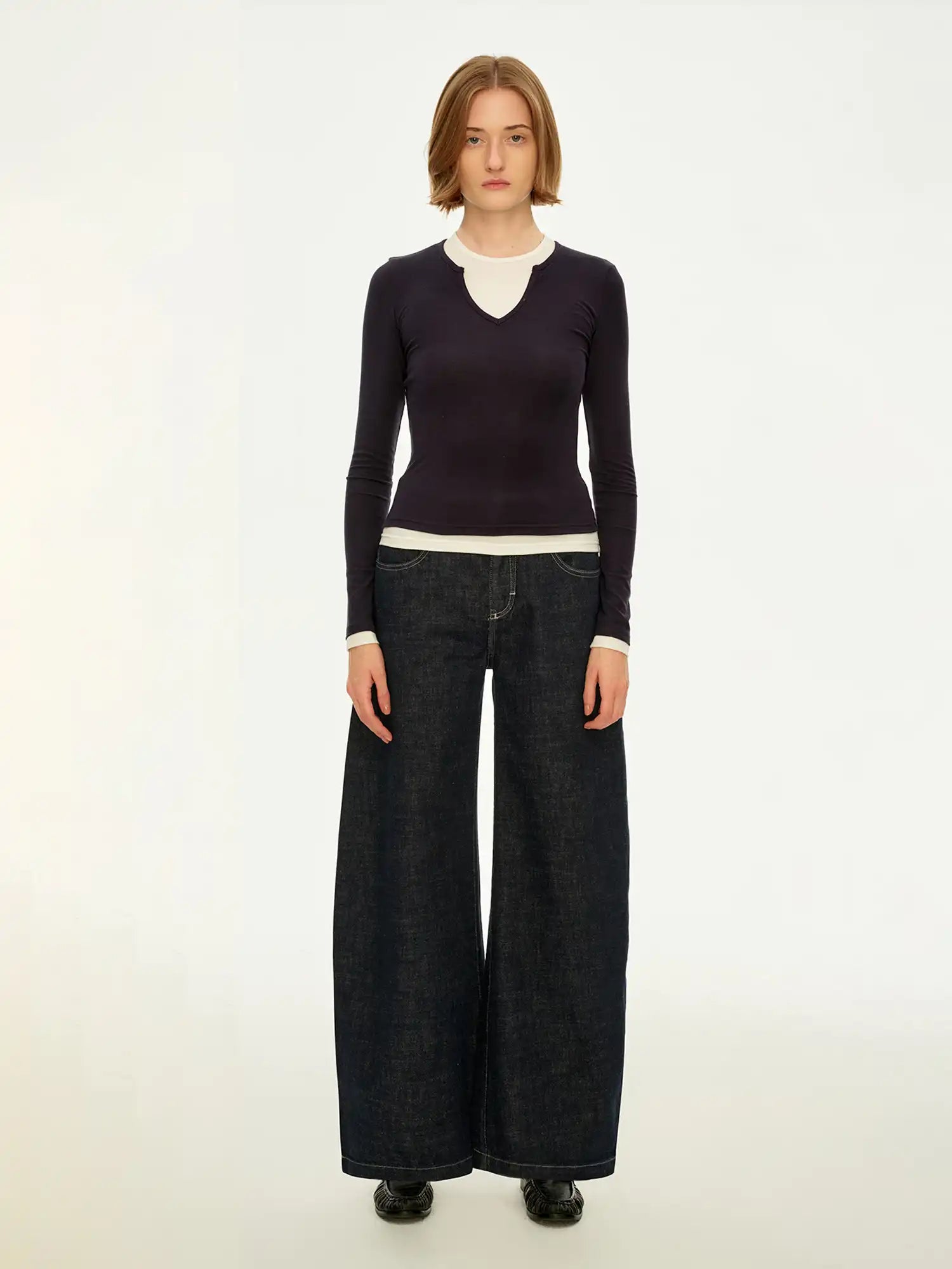 FirstFloor Women's Faux Layered Top | Canton Collective