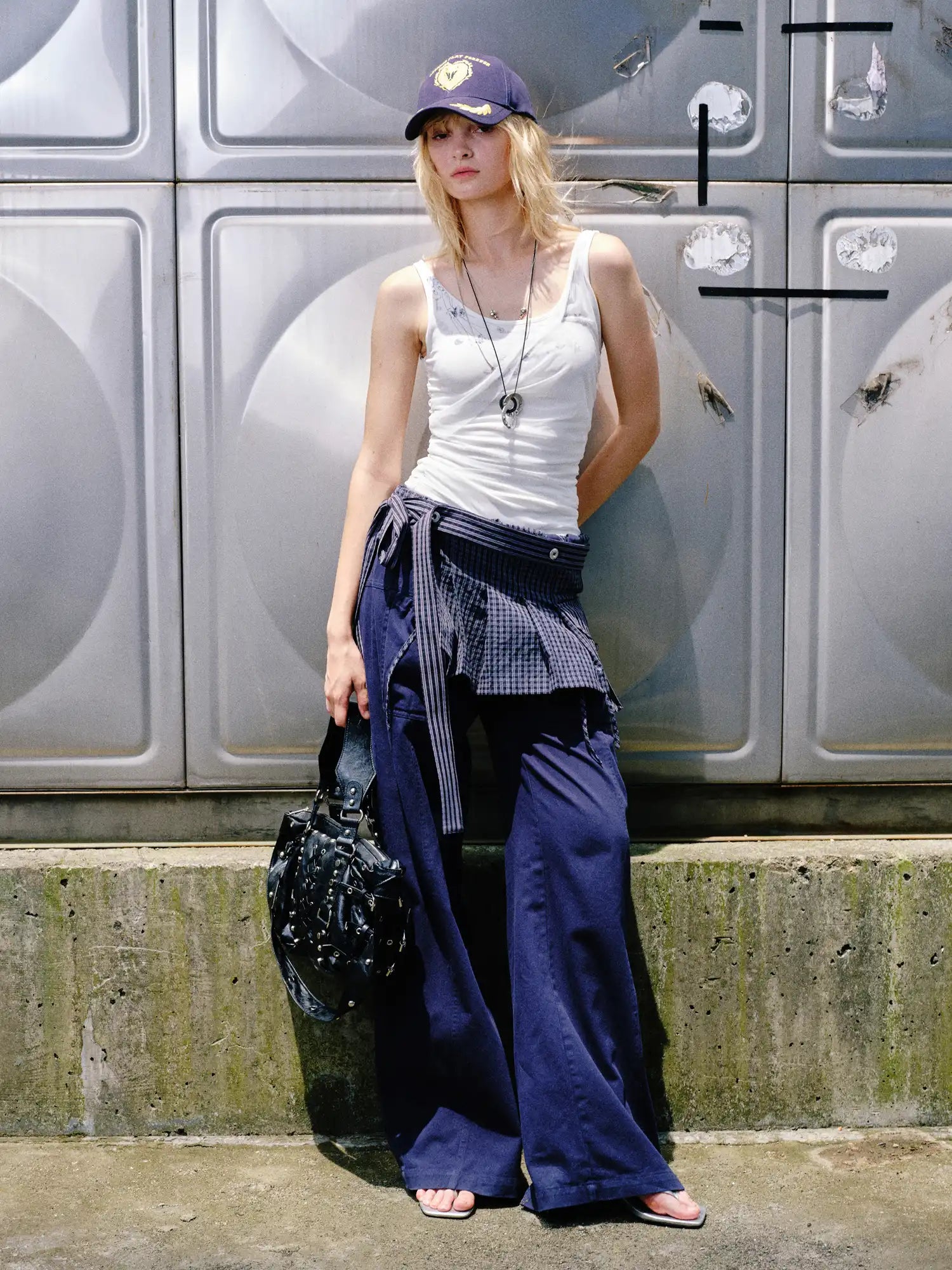 2th Desire Women's Fold Over Waist Pants | Canton Collective