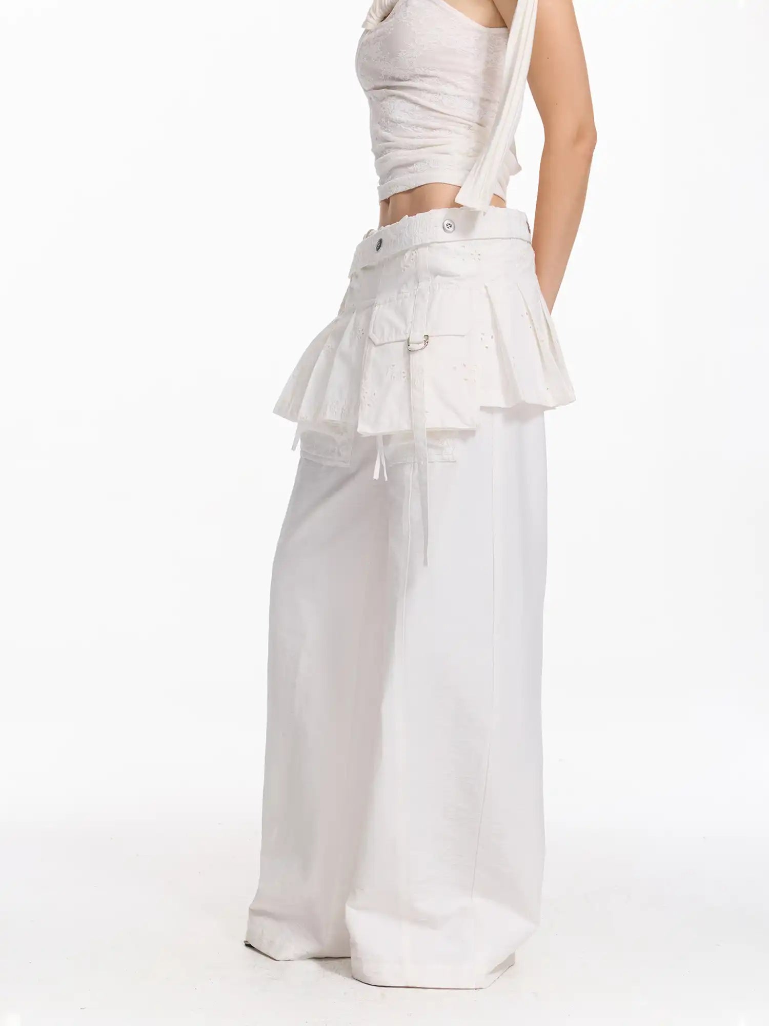 2th Desire Women's Fold Over Waist Pants | Canton Collective