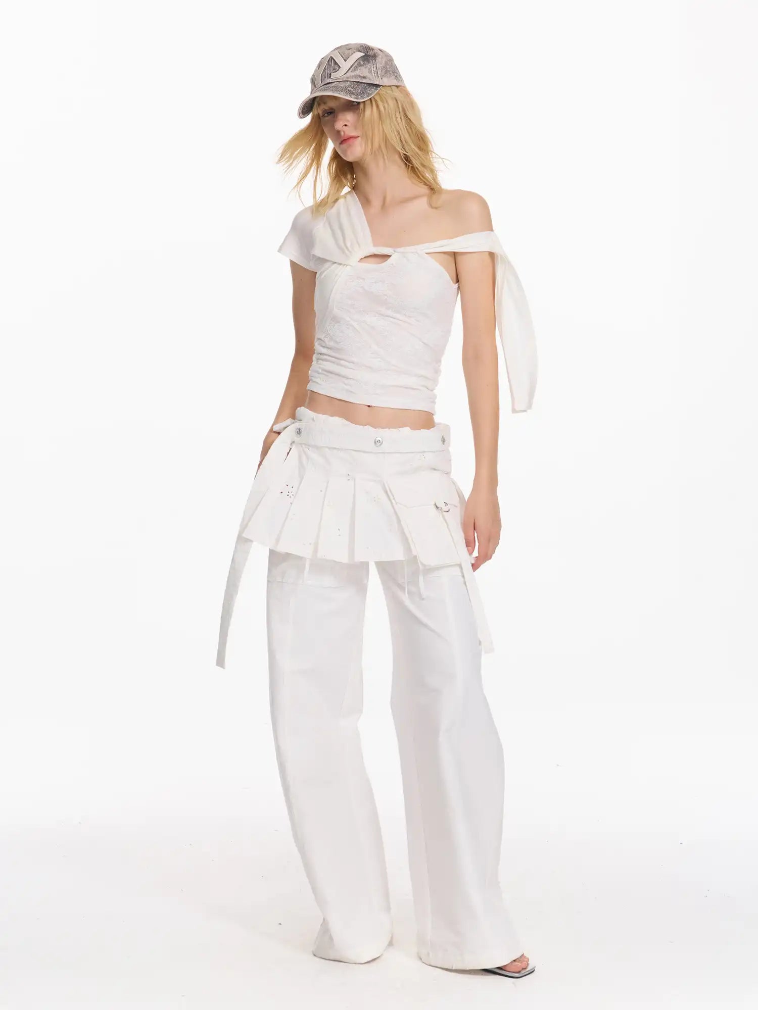 2th Desire Women's Fold Over Waist Pants | Canton Collective