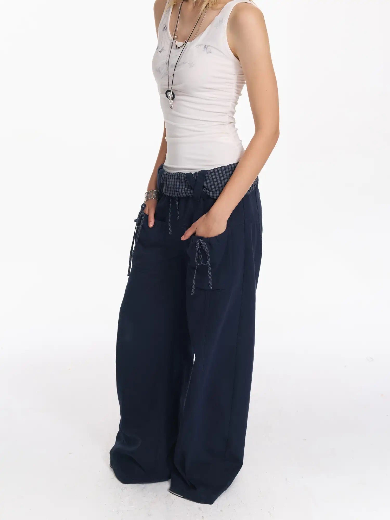 2th Desire Women's Fold Over Waist Pants | Canton Collective