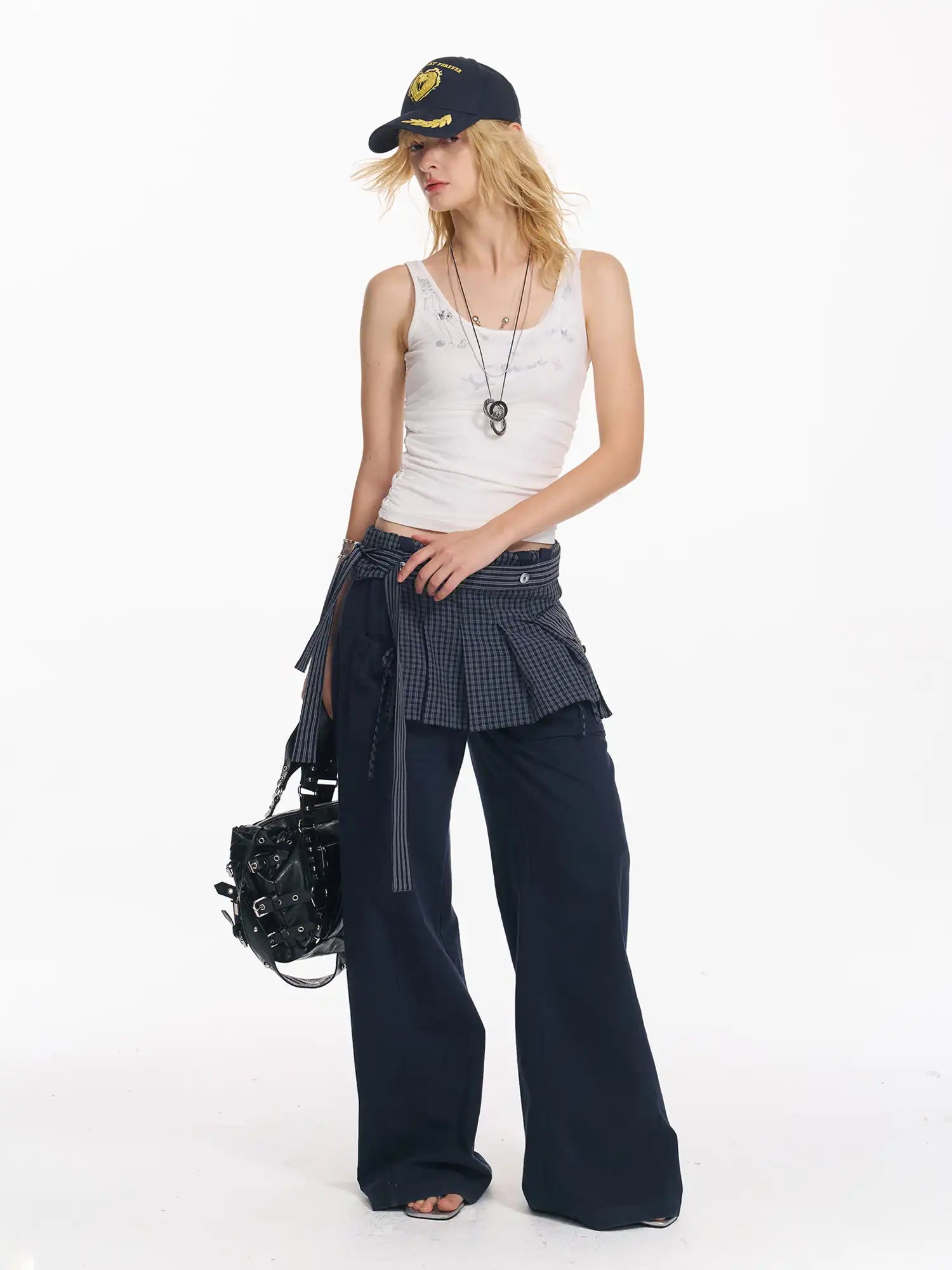 2th Desire Women's Fold Over Waist Pants | Canton Collective