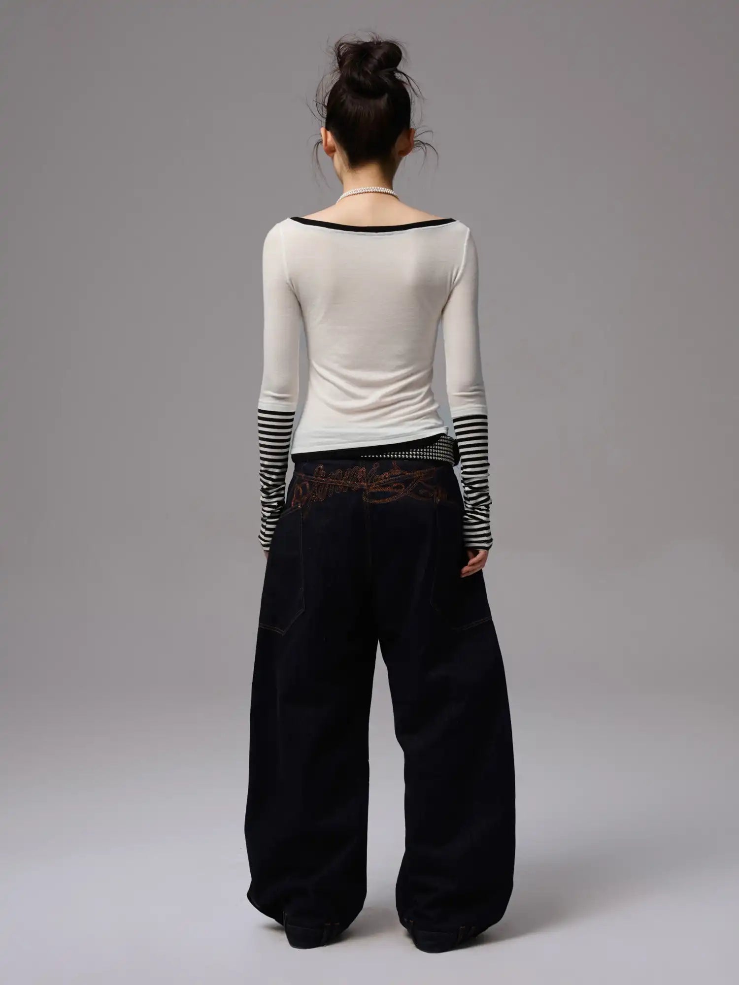 1Jinn Studio Women's Graffiti Print Layered Top | Canton Collective