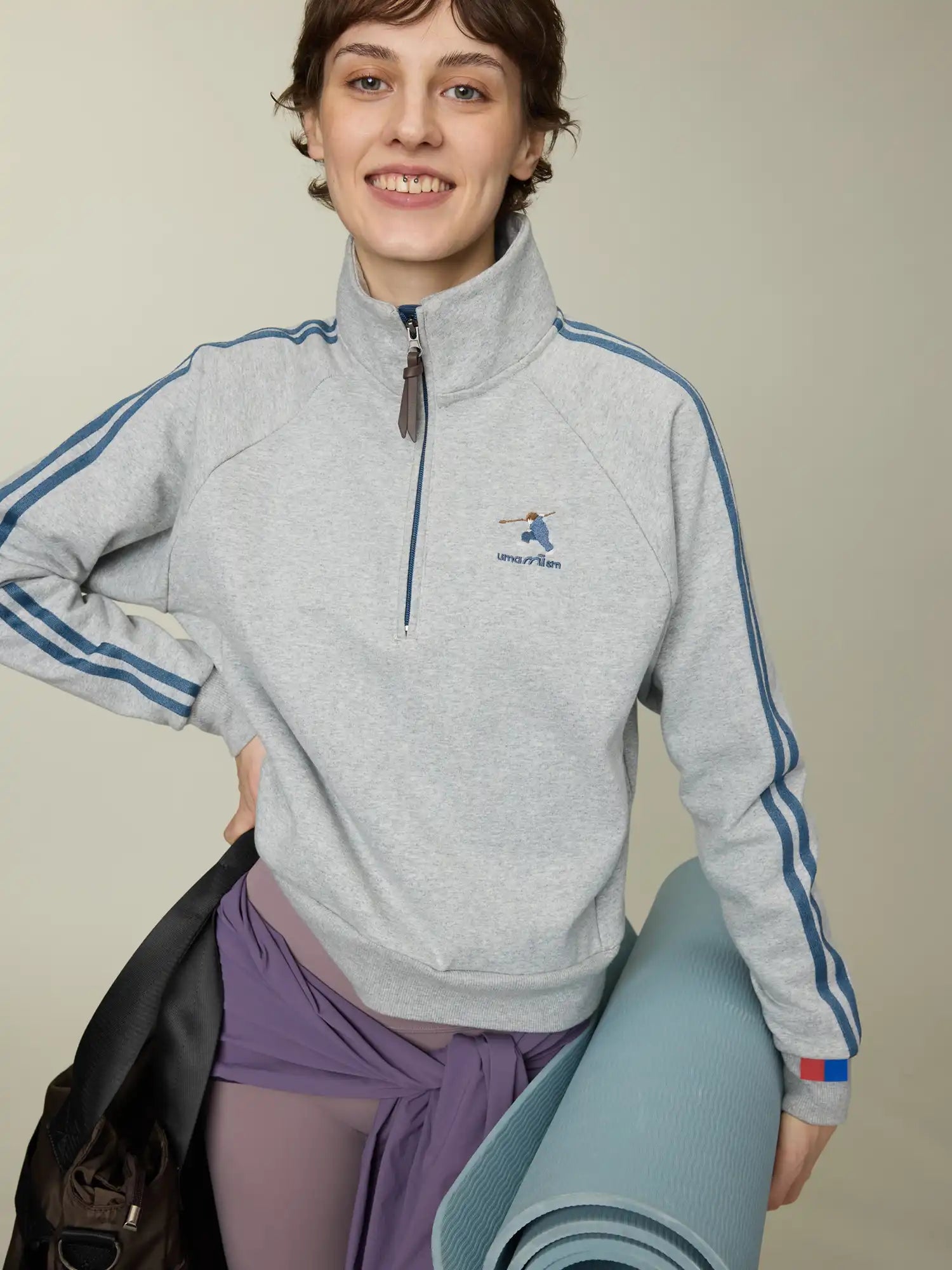 UMAMIISM Women's Half Zip Sweatshirt | Canton Collective