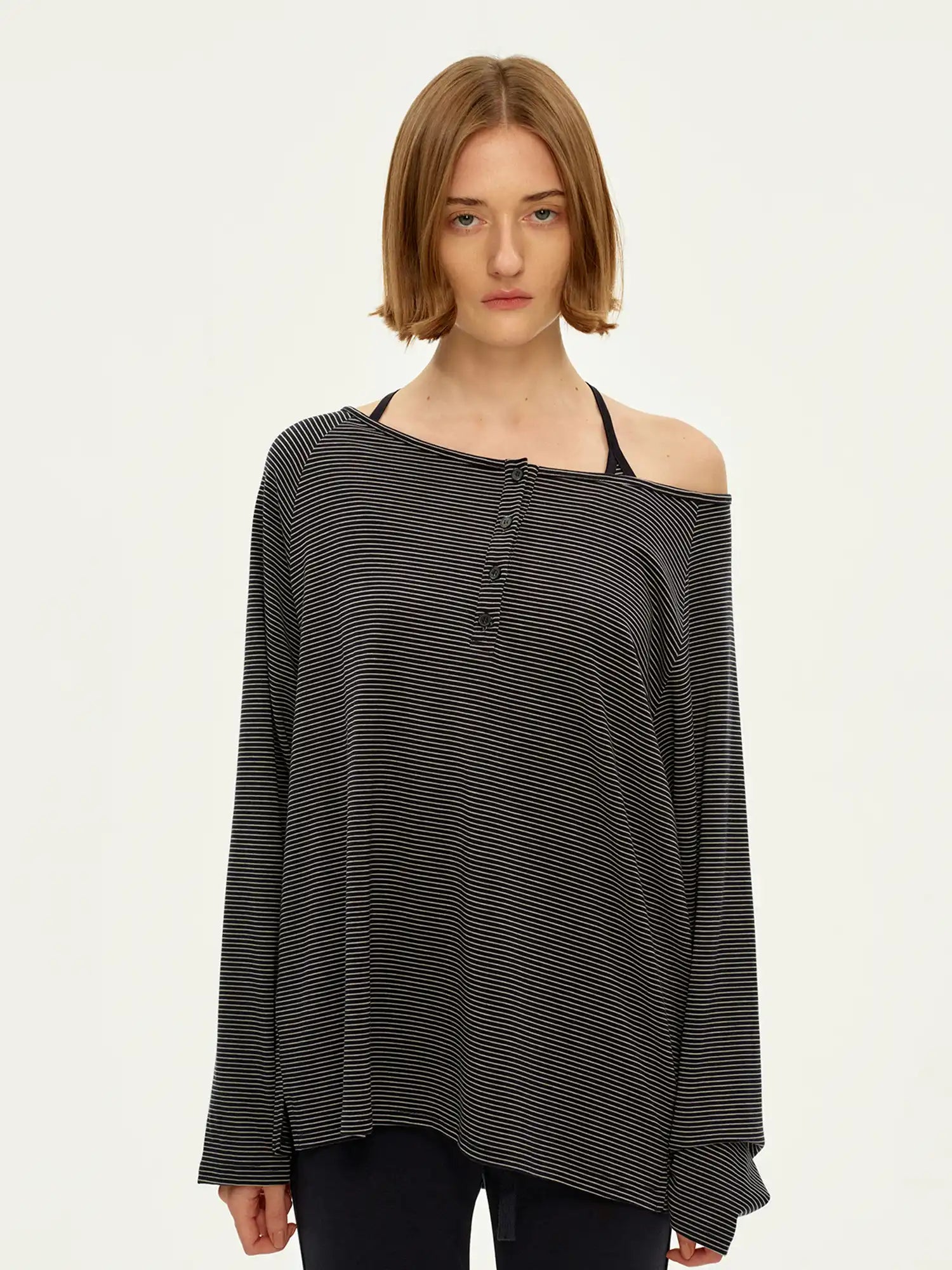 FirstFloor Women's Off Shoulder Stripe Top | Canton Collective