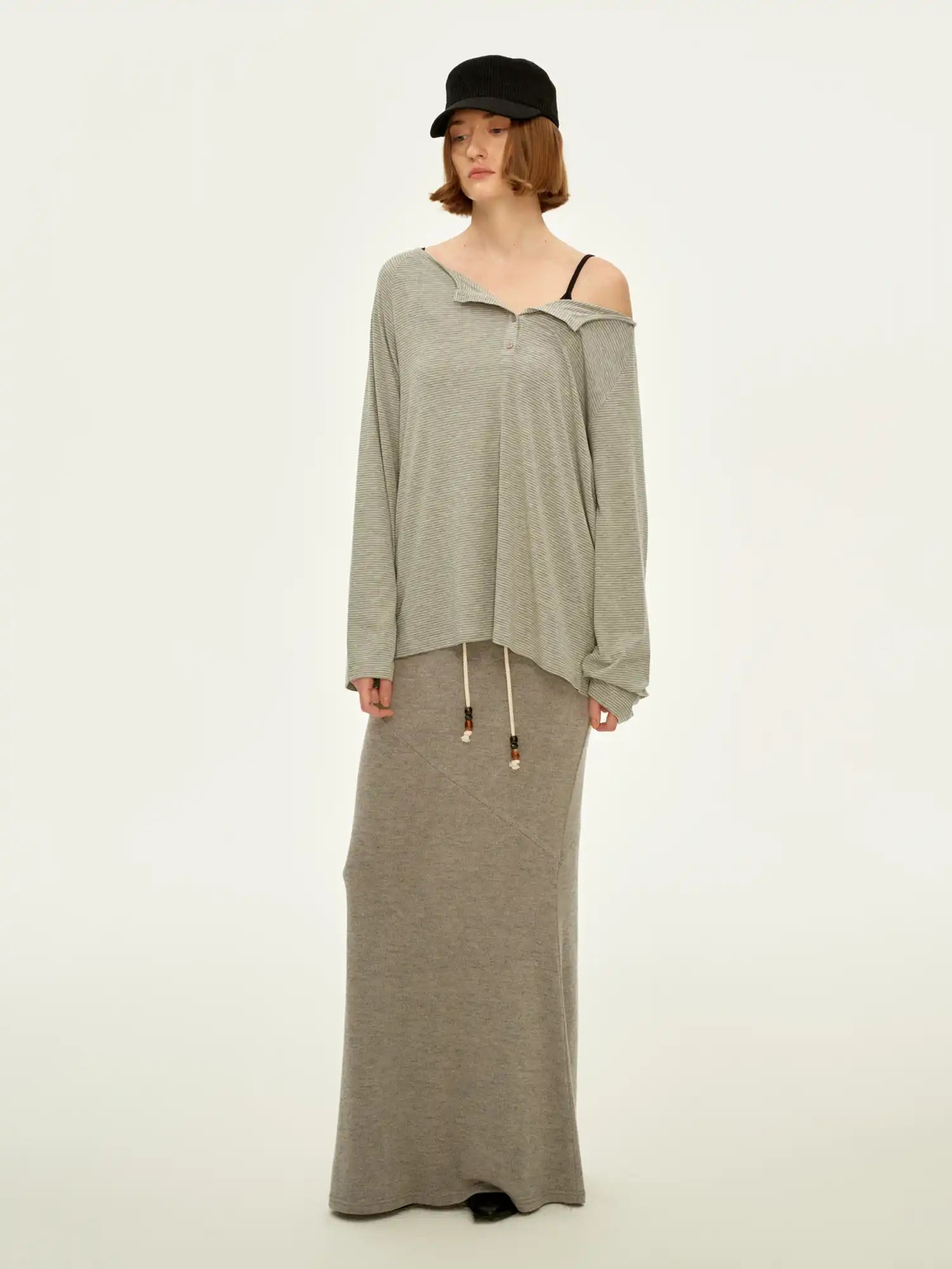 FirstFloor Women's Off Shoulder Stripe Top | Canton Collective