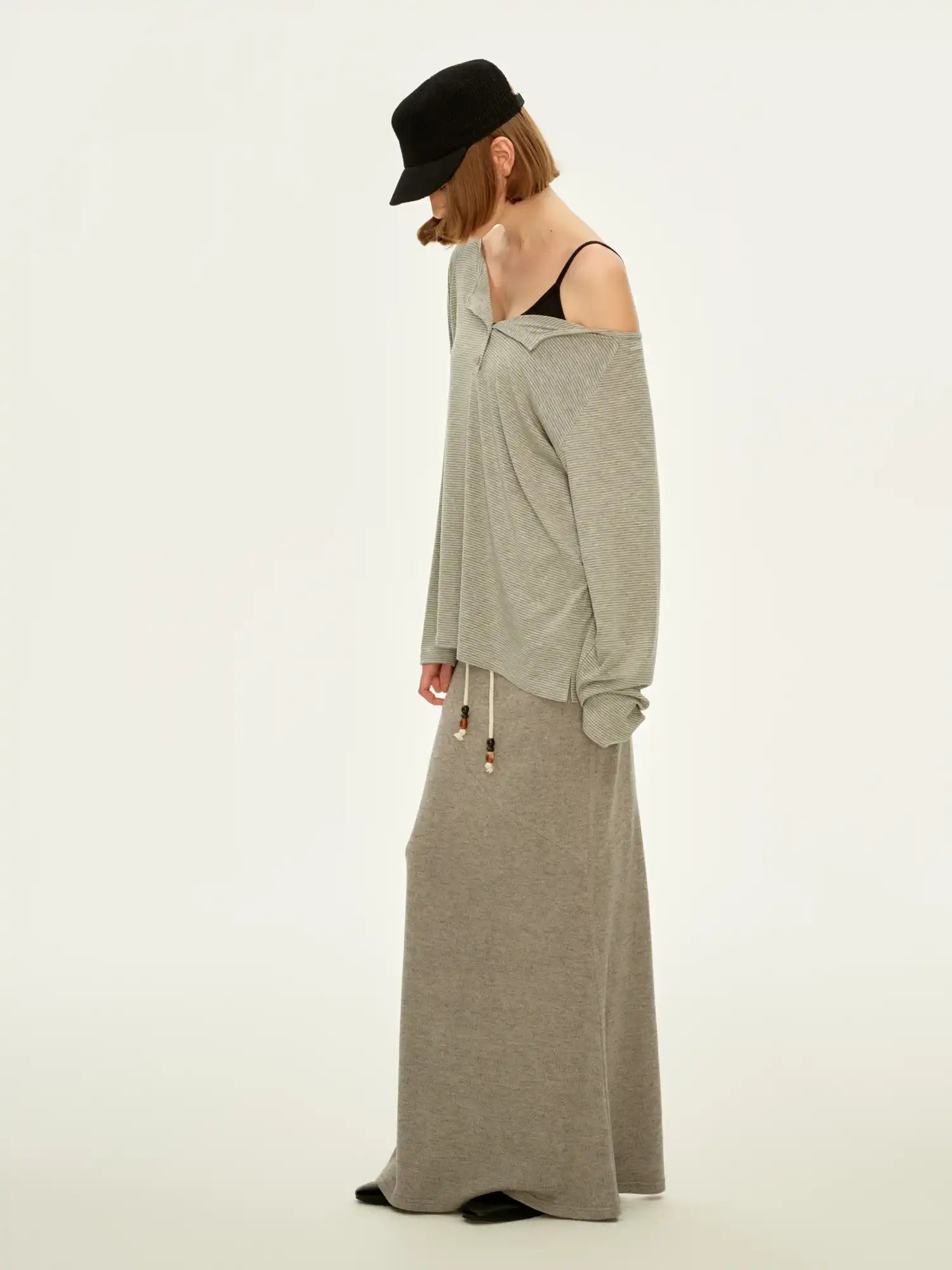 FirstFloor Women's Off Shoulder Stripe Top | Canton Collective