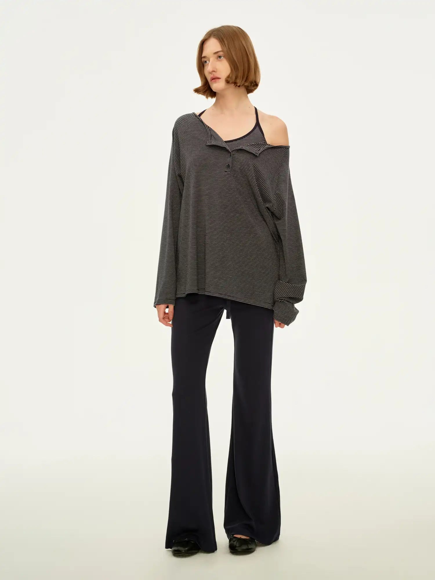 FirstFloor Women's Off Shoulder Stripe Top | Canton Collective