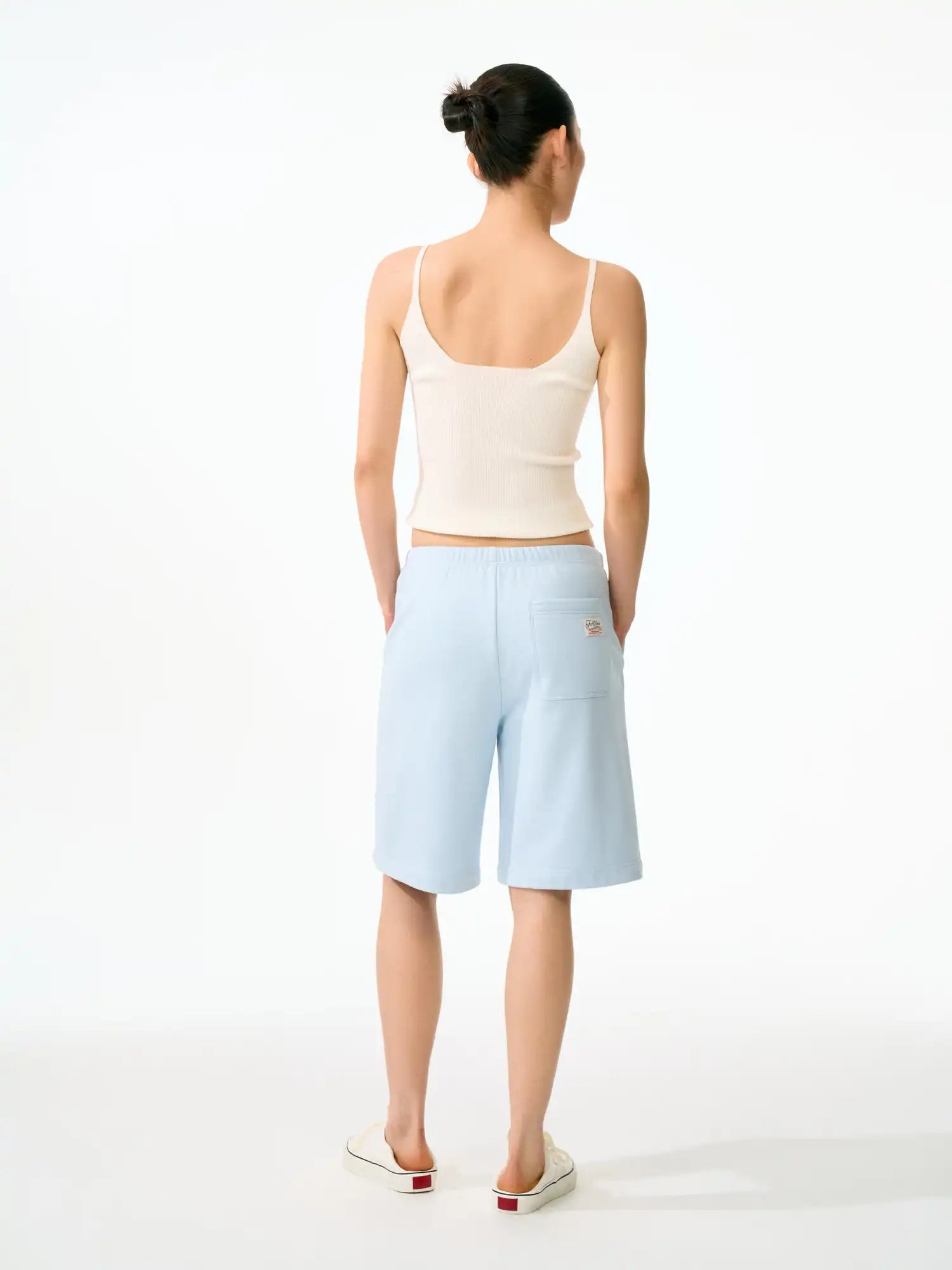 FirstFloor Women's Oversized Drawstring Cotton Sweat Shorts | Canton Collective