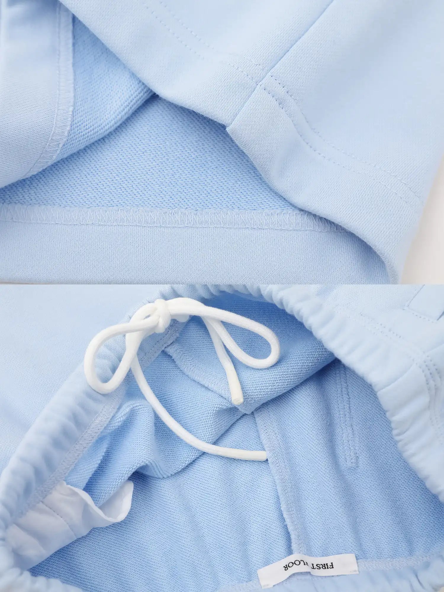 FirstFloor Women's Oversized Drawstring Cotton Sweat Shorts | Canton Collective