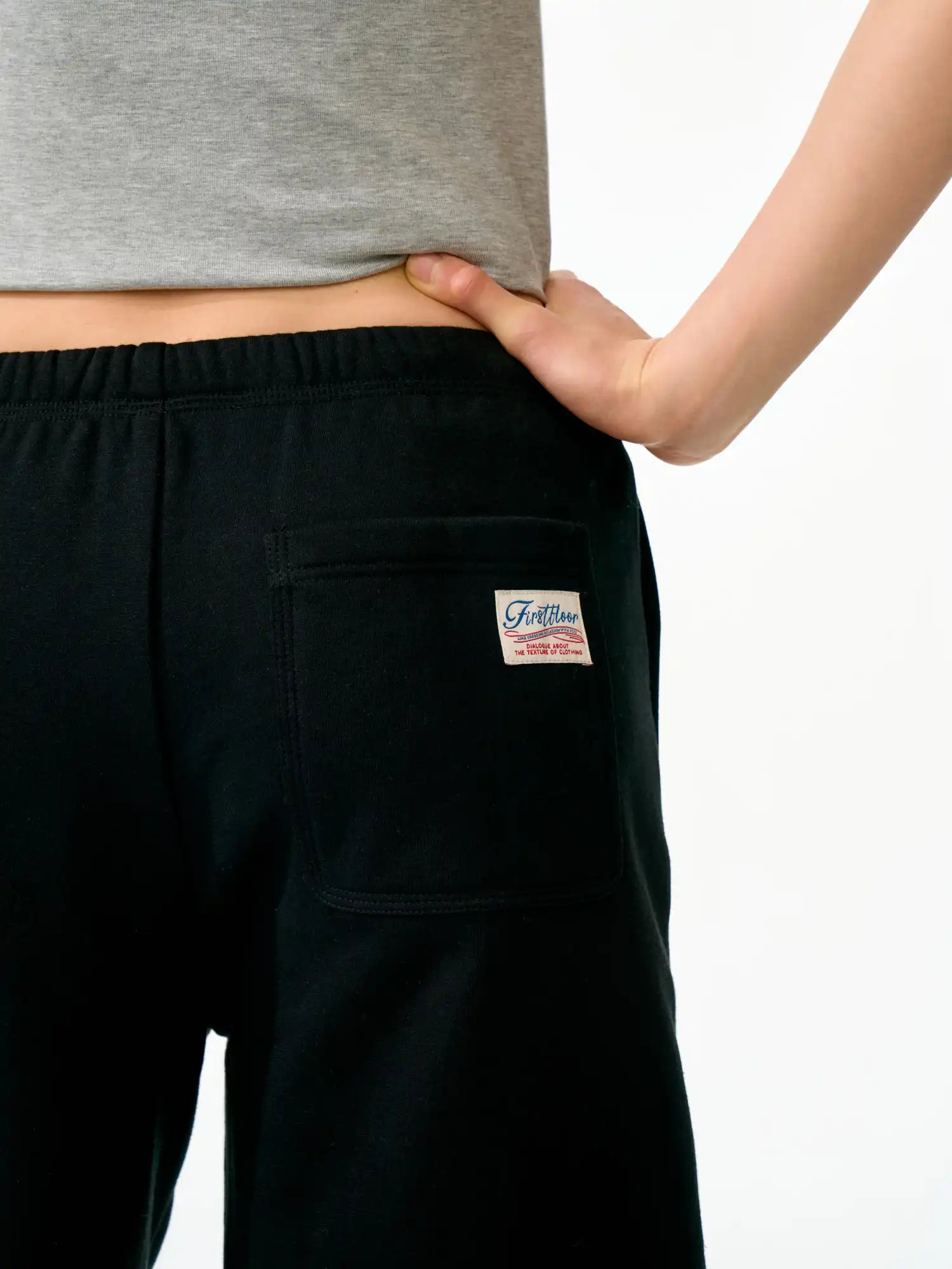 FirstFloor Women's Oversized Drawstring Cotton Sweat Shorts | Canton Collective