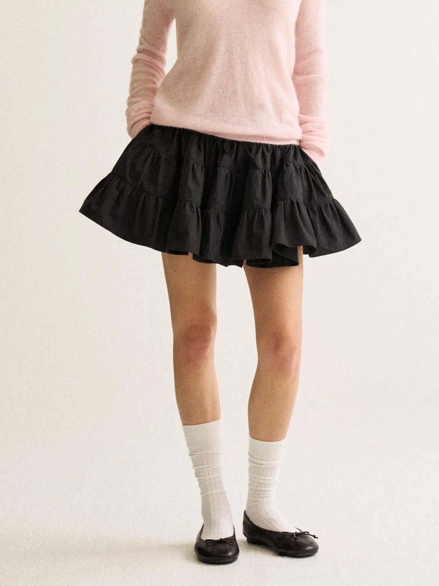 FirstFloor Women's Plaid Tiered Skirt | Canton Collective