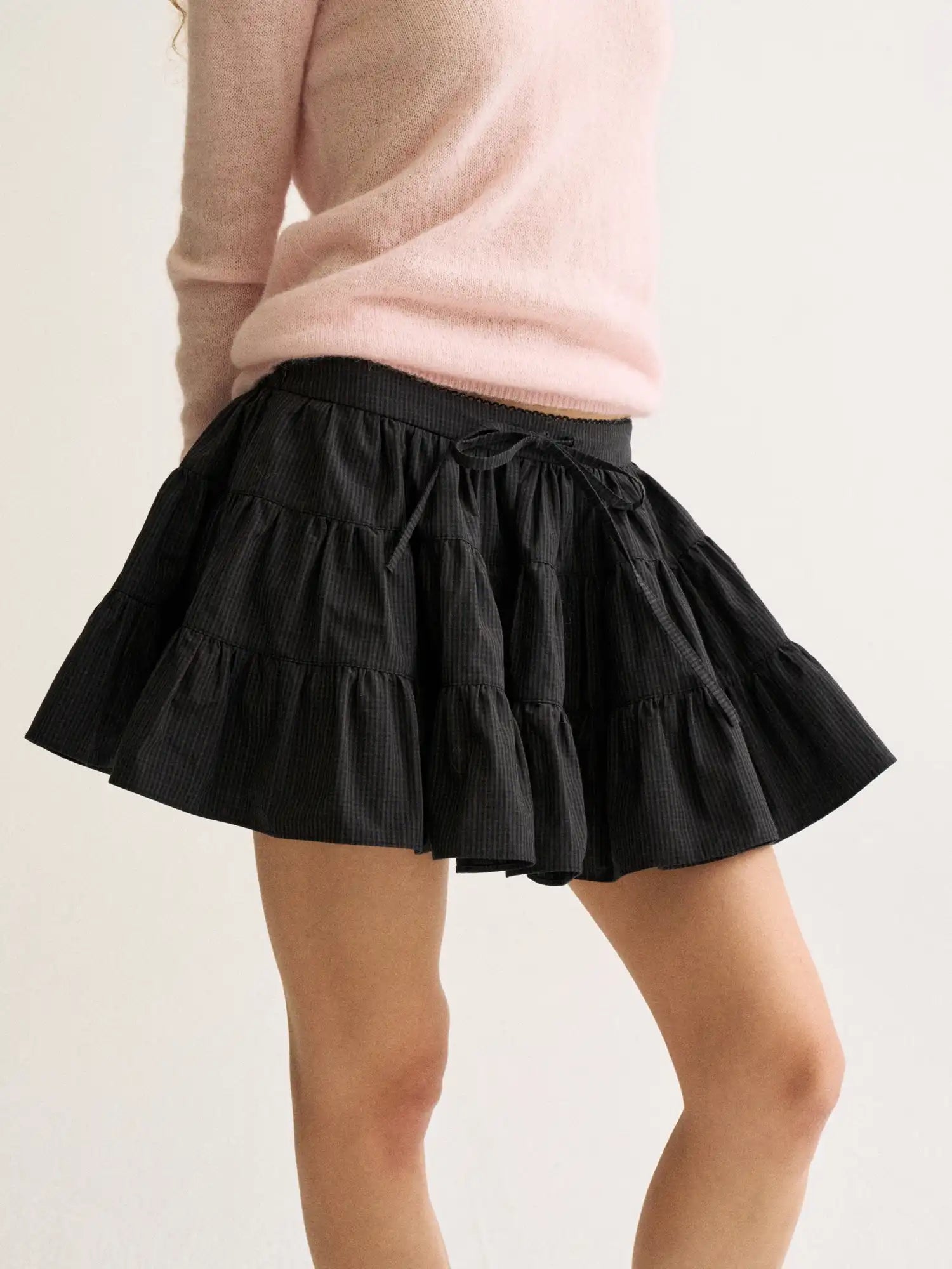 FirstFloor Women's Plaid Tiered Skirt | Canton Collective