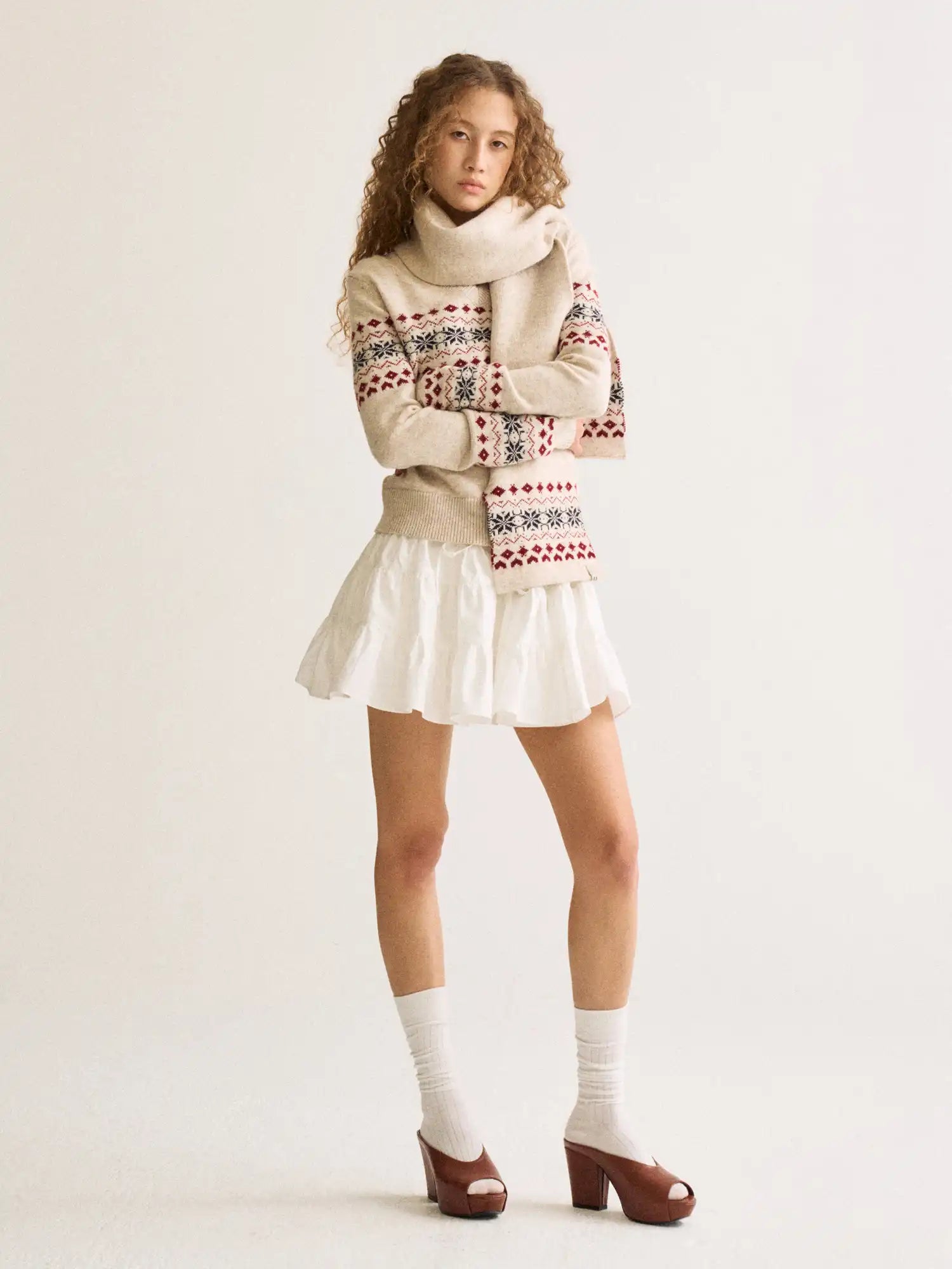 FirstFloor Women's Plaid Tiered Skirt | Canton Collective