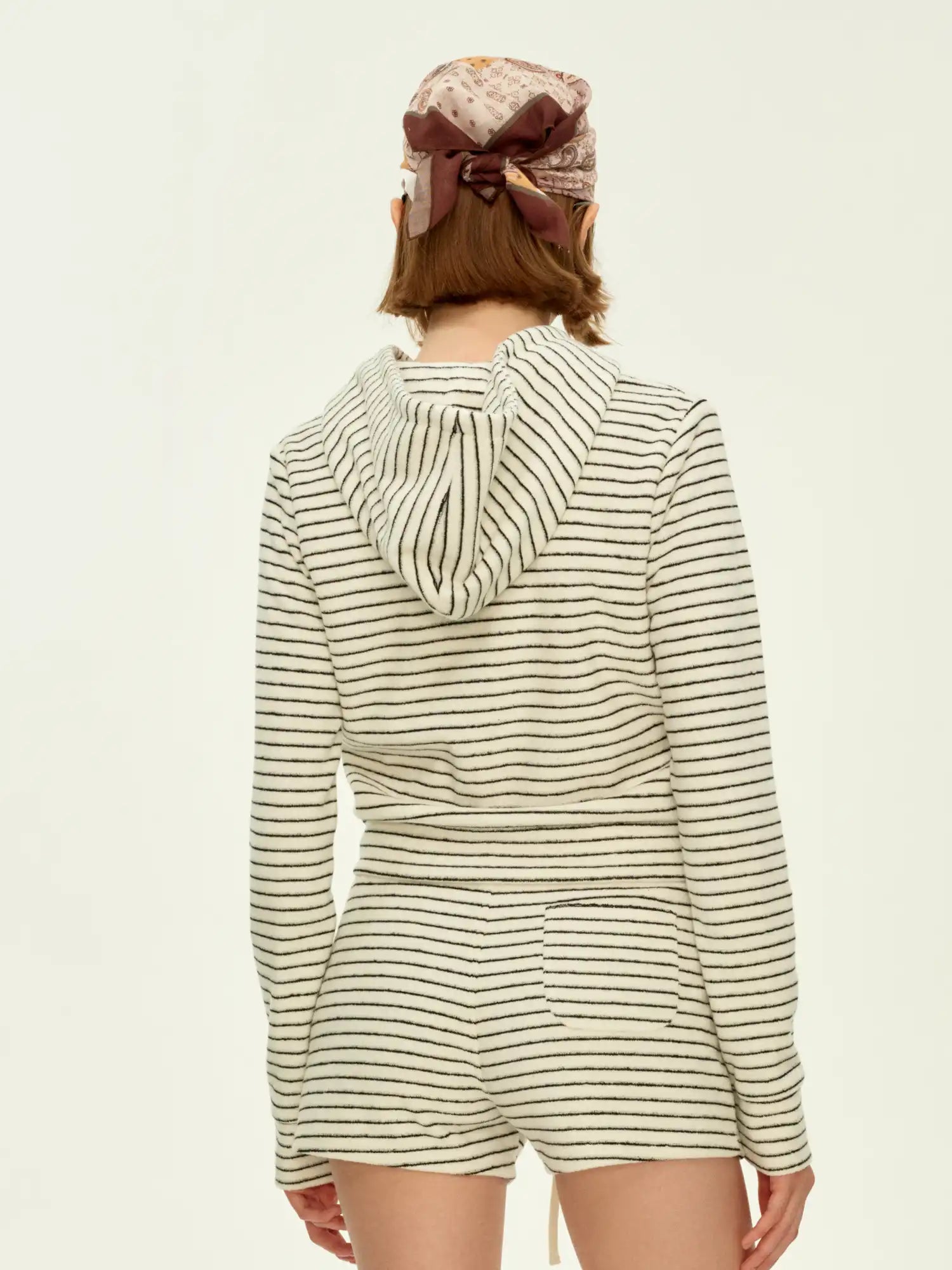 FirstFloor Women's Stripe Terry Cardigan | Canton Collective