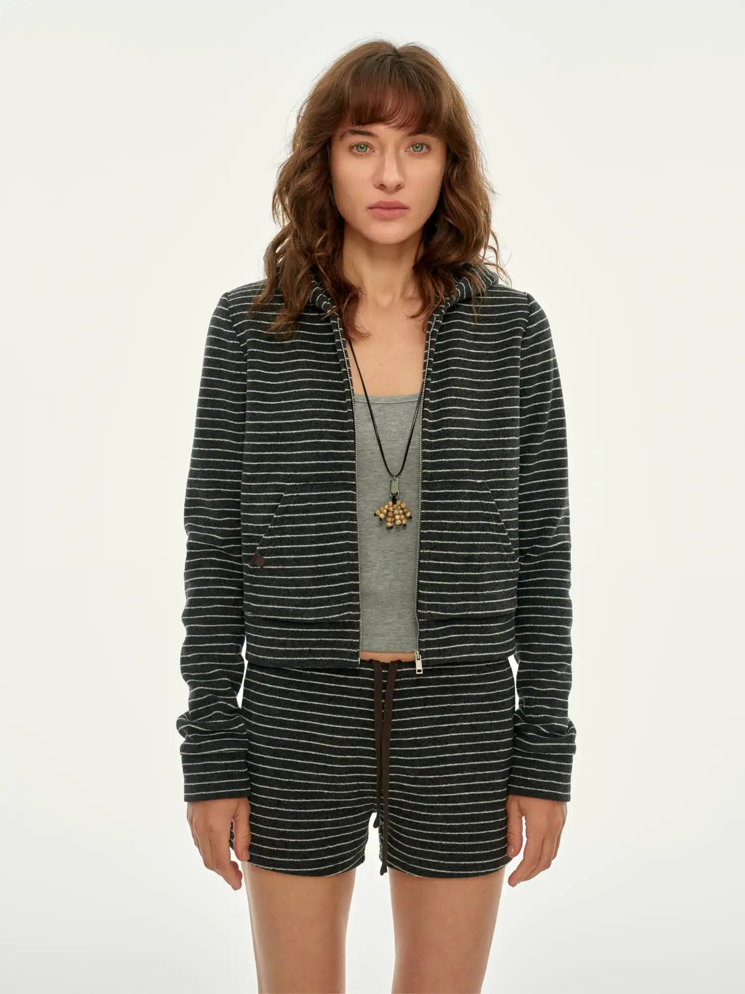 FirstFloor Women's Stripe Terry Cardigan | Canton Collective