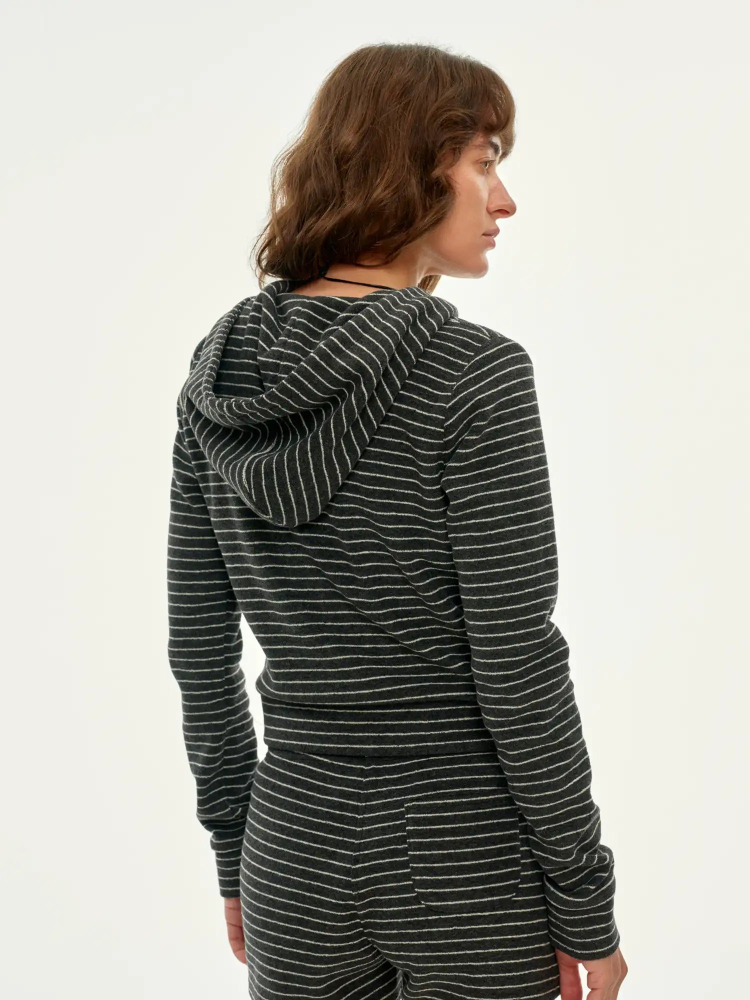 FirstFloor Women's Stripe Terry Cardigan | Canton Collective
