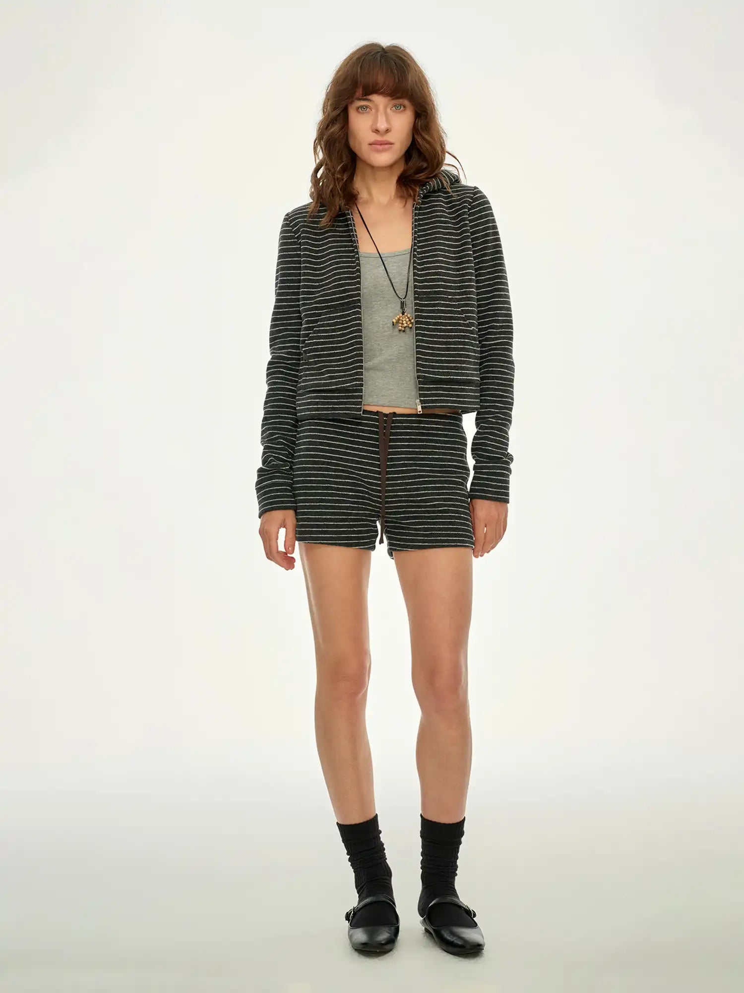 FirstFloor Women's Stripe Terry Cardigan | Canton Collective