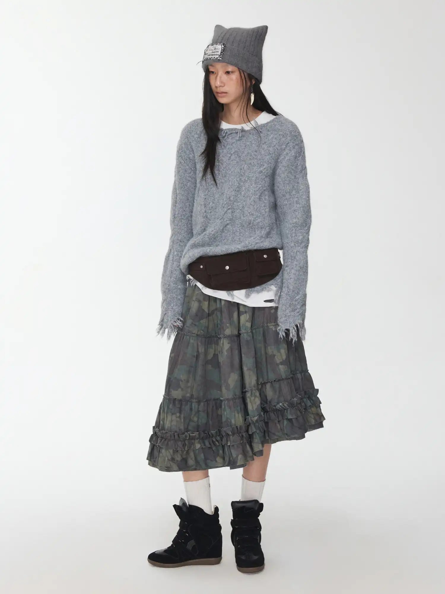 1Jinn Studio Wool Frayed Sweater | Canton Collective