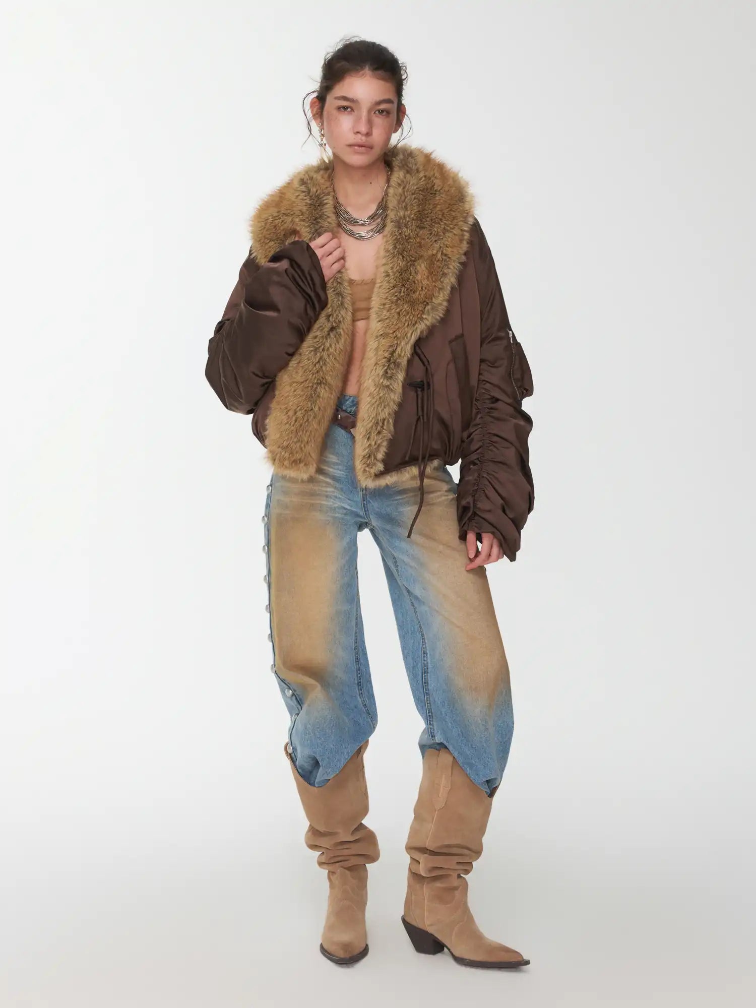 1Jinn Studio Workwear Style Fur Jacket | Canton Collective