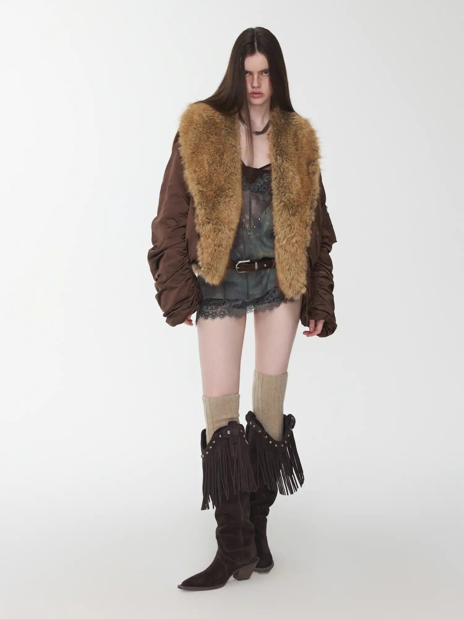 1Jinn Studio Workwear Style Fur Jacket | Canton Collective
