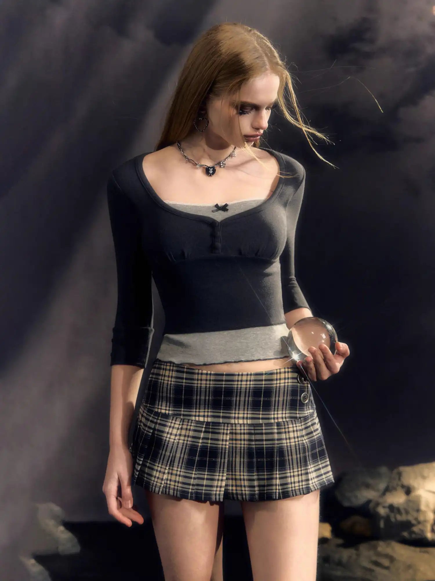 Deleteex Y2K A-Line Pleated Mini Skirt | Canton Collective