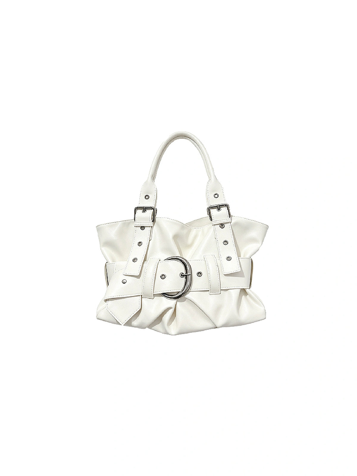 2HK TWO HOUR KEYYY Y2K Belt Buckle Leather Underarm Tote Bag | Canton Collective