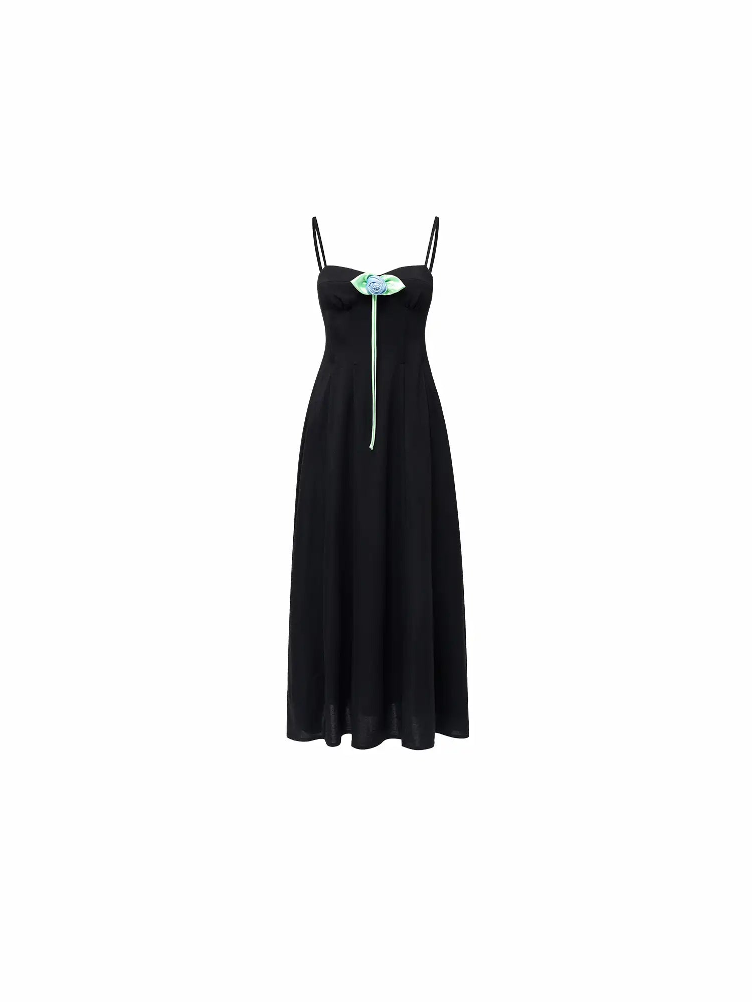 1Jinn Studio Y2K Black A-Line Corset Maxi Dress | Canton Collective