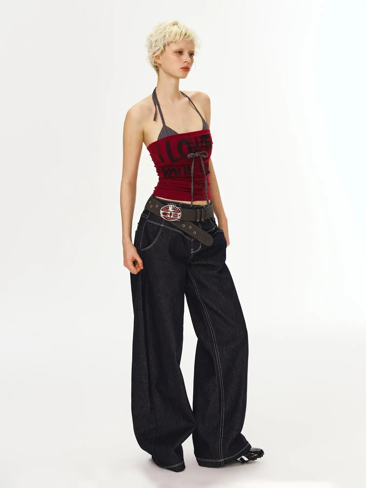 Deleteex Y2K LOVE Print Cami Top | Canton Collective