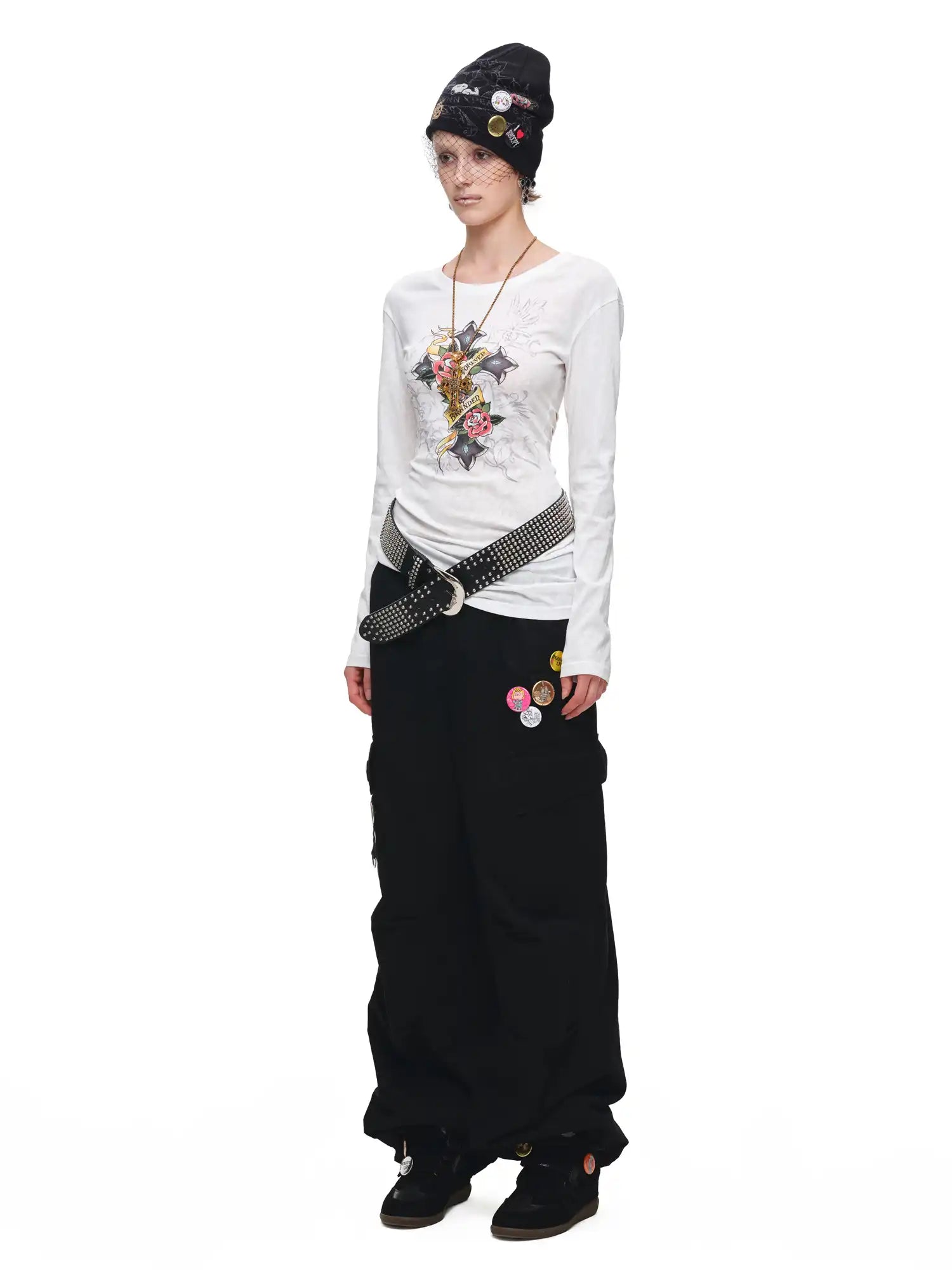 1Jinn Studio Y2K Long Sleeve Cut Out Back Top | Canton Collective