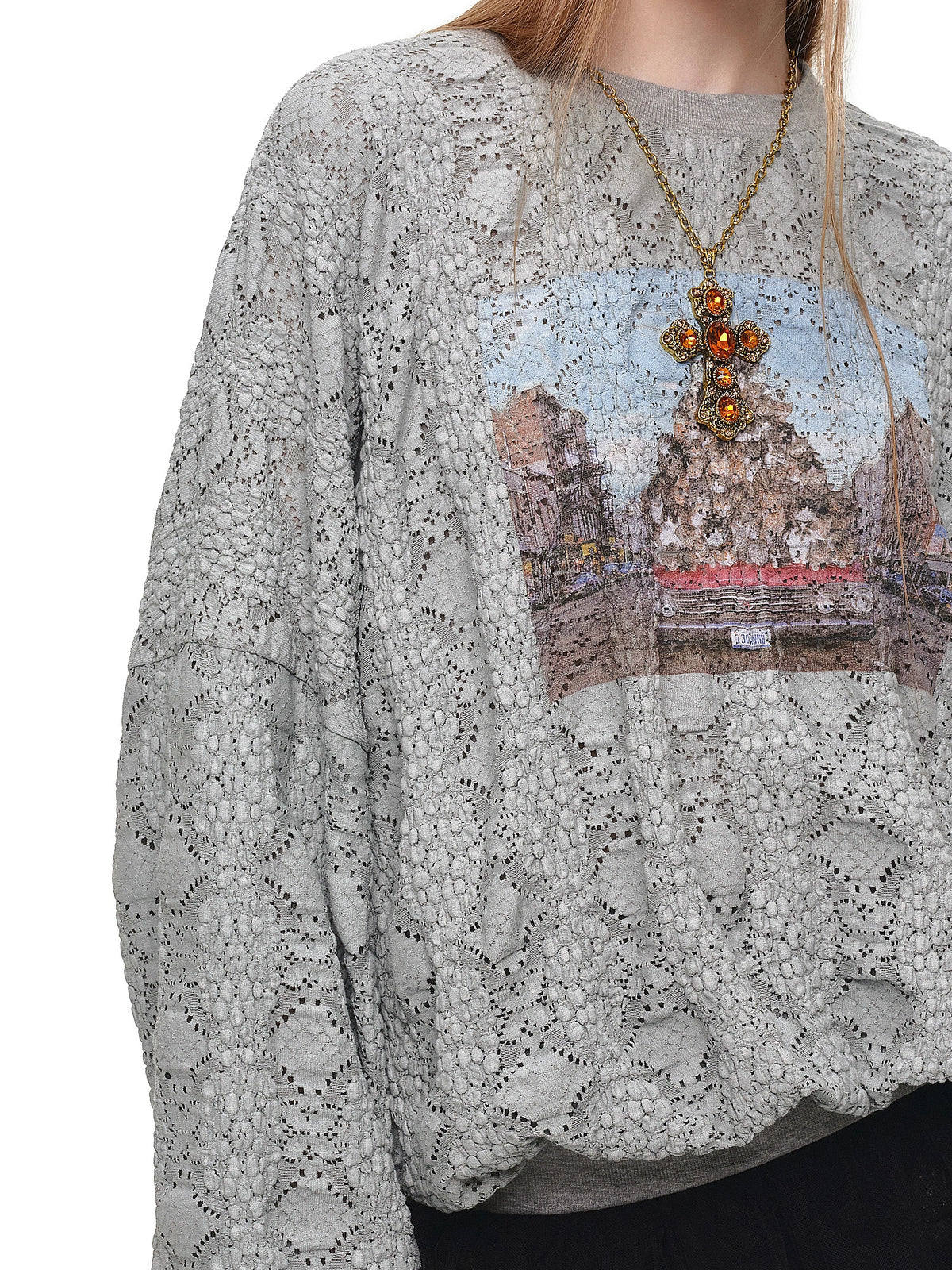 1Jinn Studio Y2K Oversized Bubble Hem Sweatshirt | Canton Collective