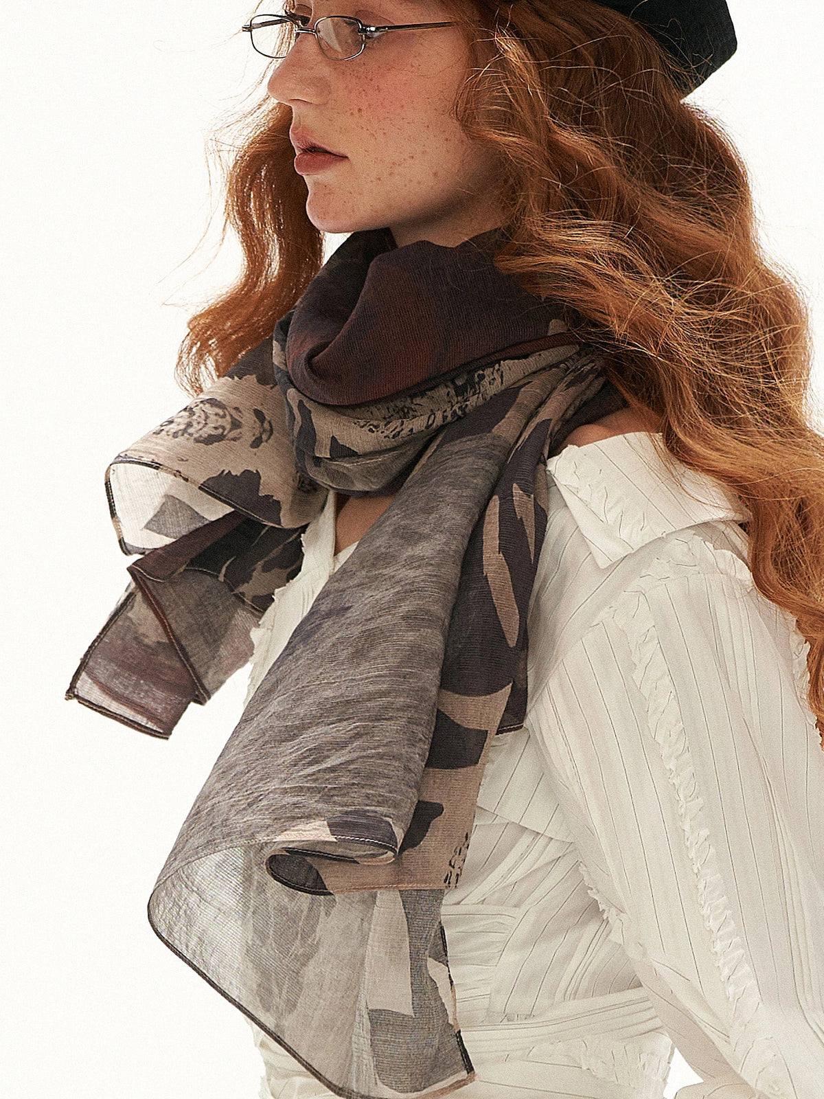 MAMC Y2K Oversized Mixed Animal Print Scarf | Canton Collective