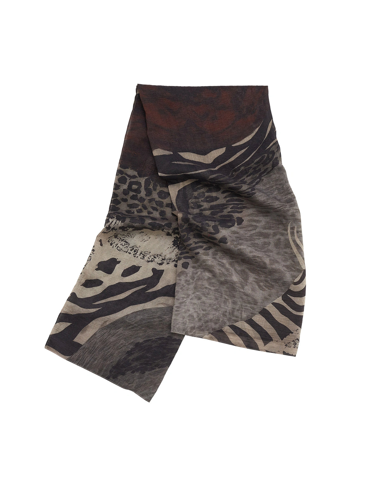 MAMC Y2K Oversized Mixed Animal Print Scarf | Canton Collective