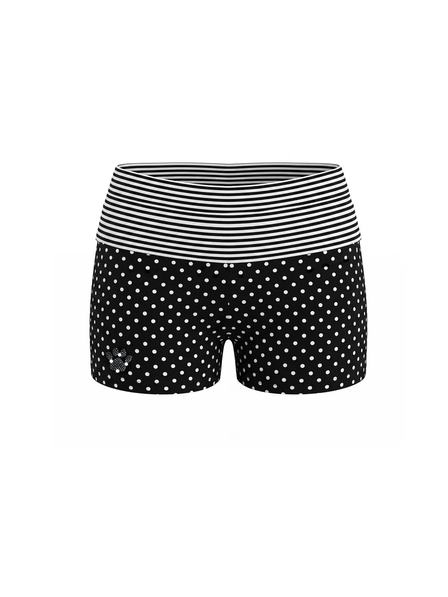 CantonCollective Design Y2K Polka Dot Foldover Shorts | Canton Collective