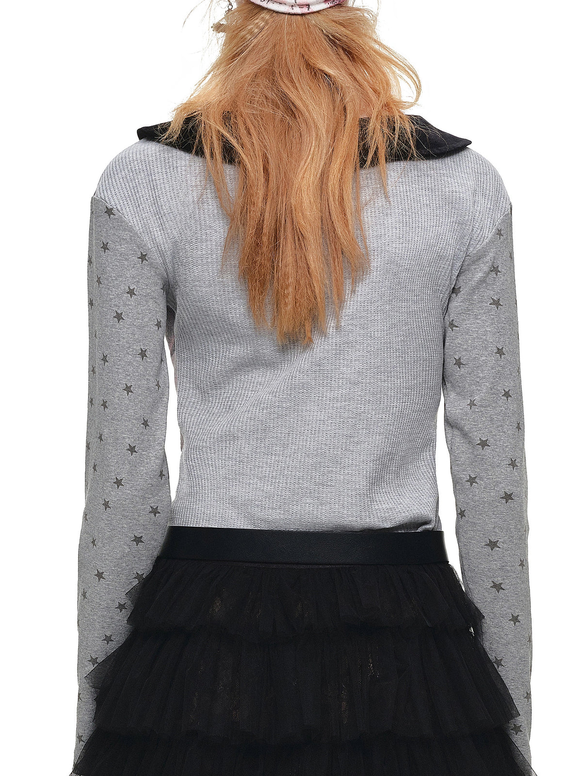 1Jinn Studio Y2K Star Long Sleeve Fitted Knit Top | Canton Collective