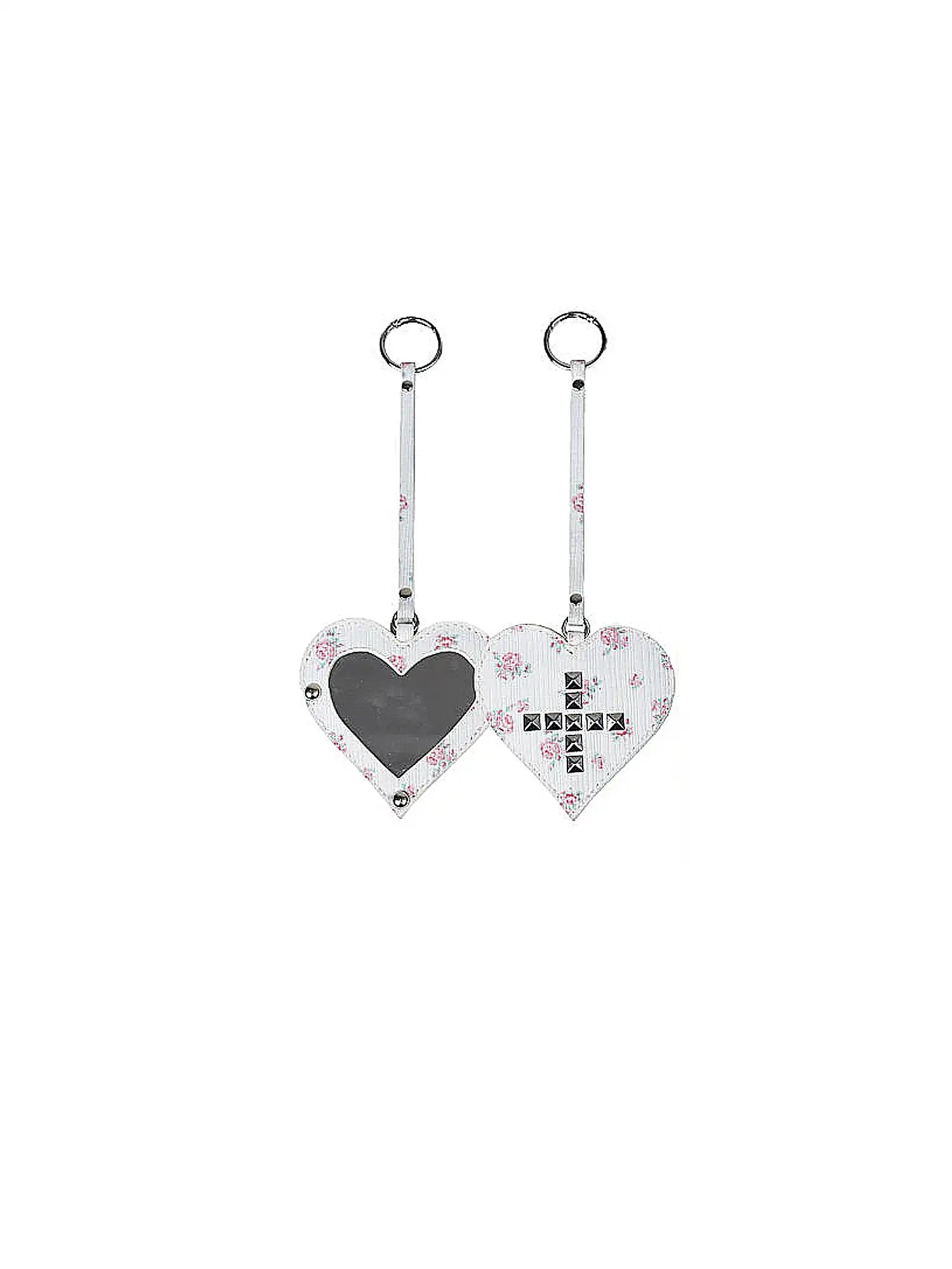 2th Desire Y2K Studded Heart Mirror Bag Charm | Canton Collective