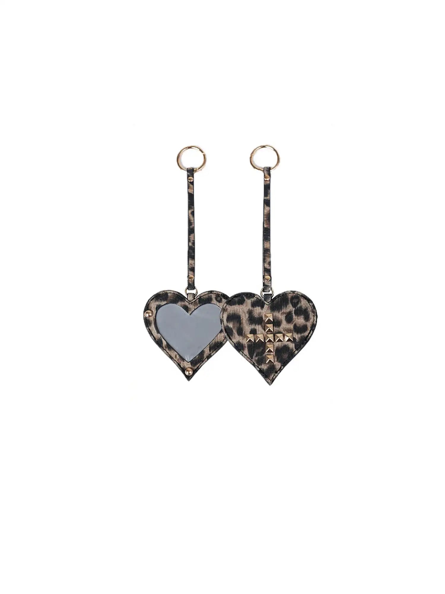 2th Desire Y2K Studded Heart Mirror Bag Charm | Canton Collective